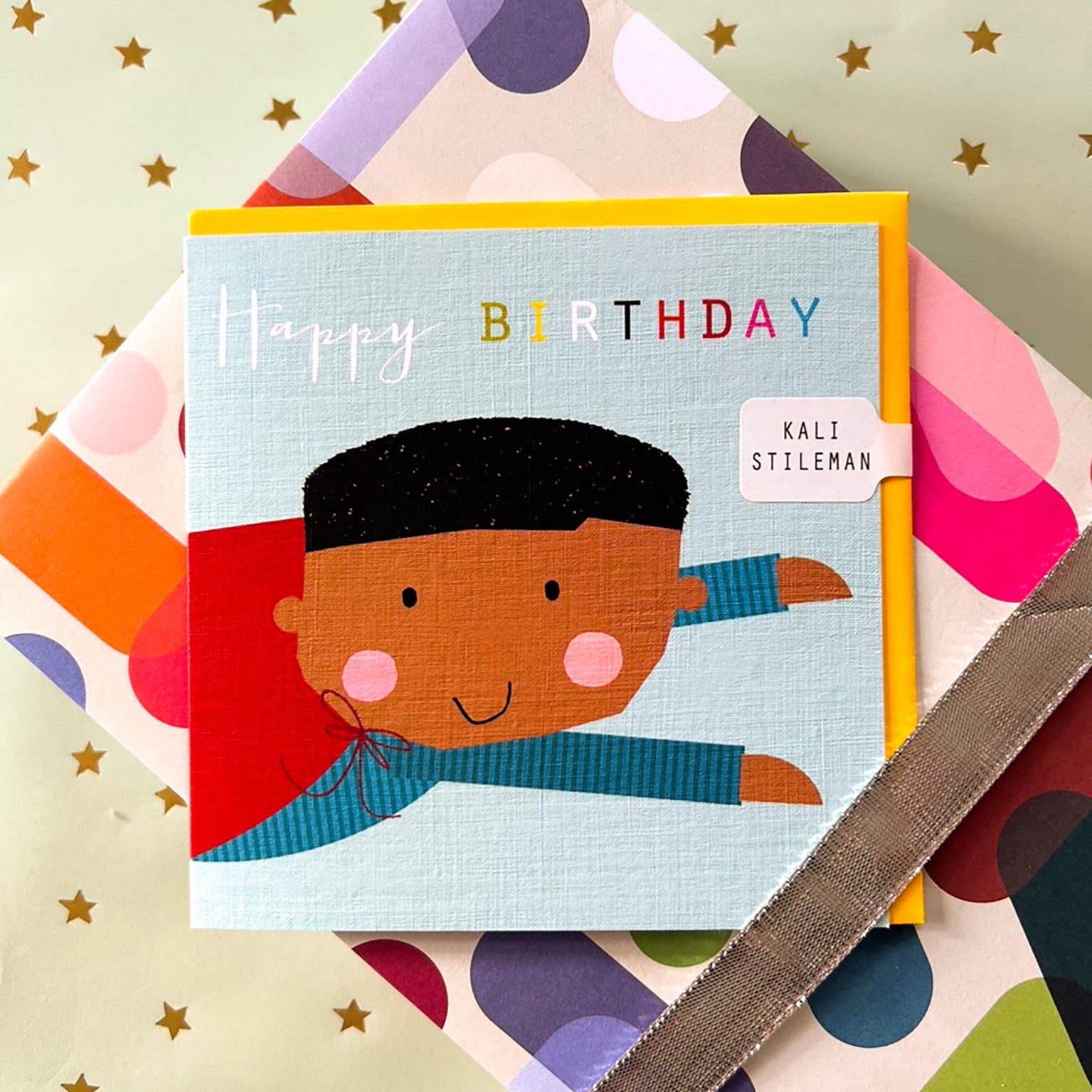 MC08 superhero boy birthday card