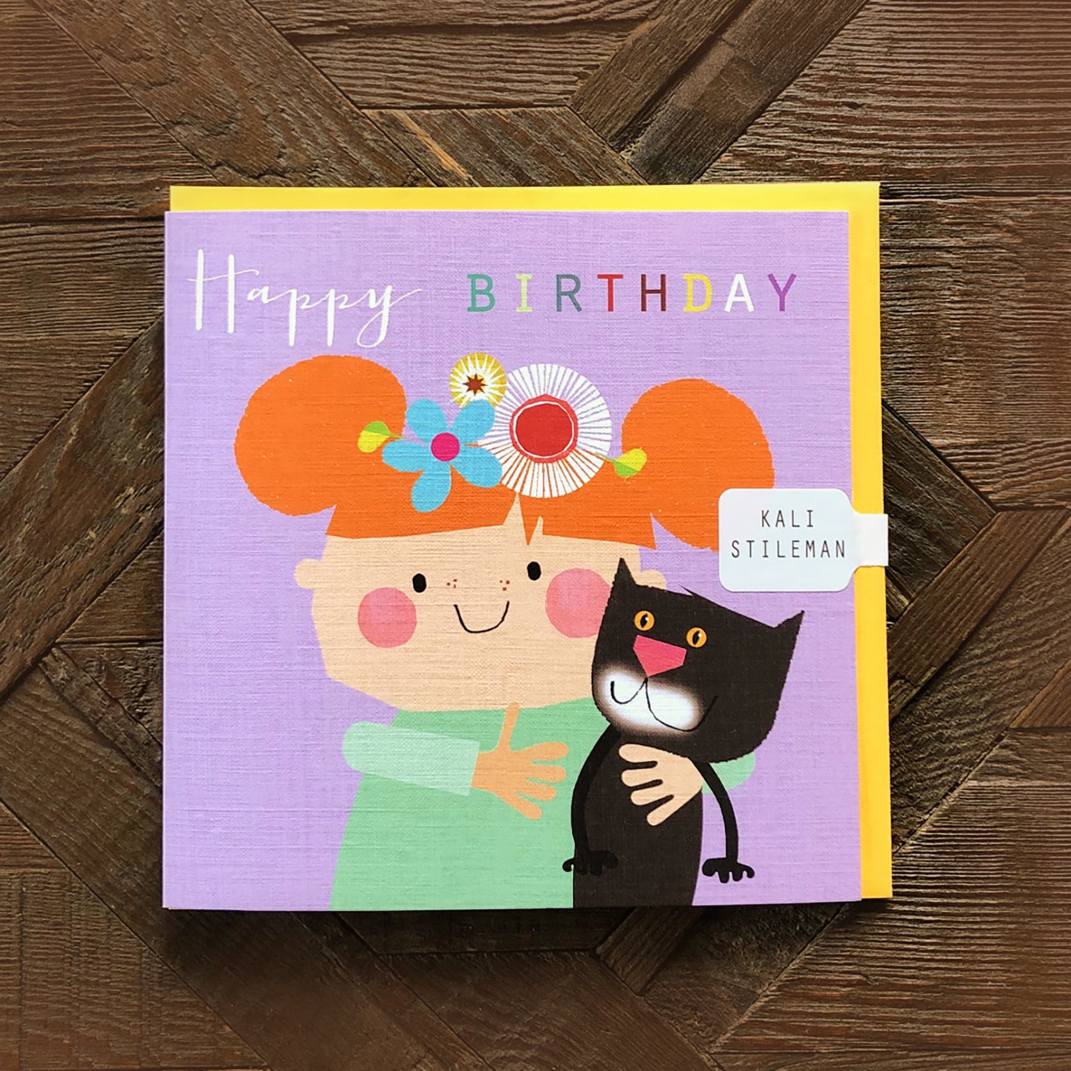 MC13 kitten happy birthday card