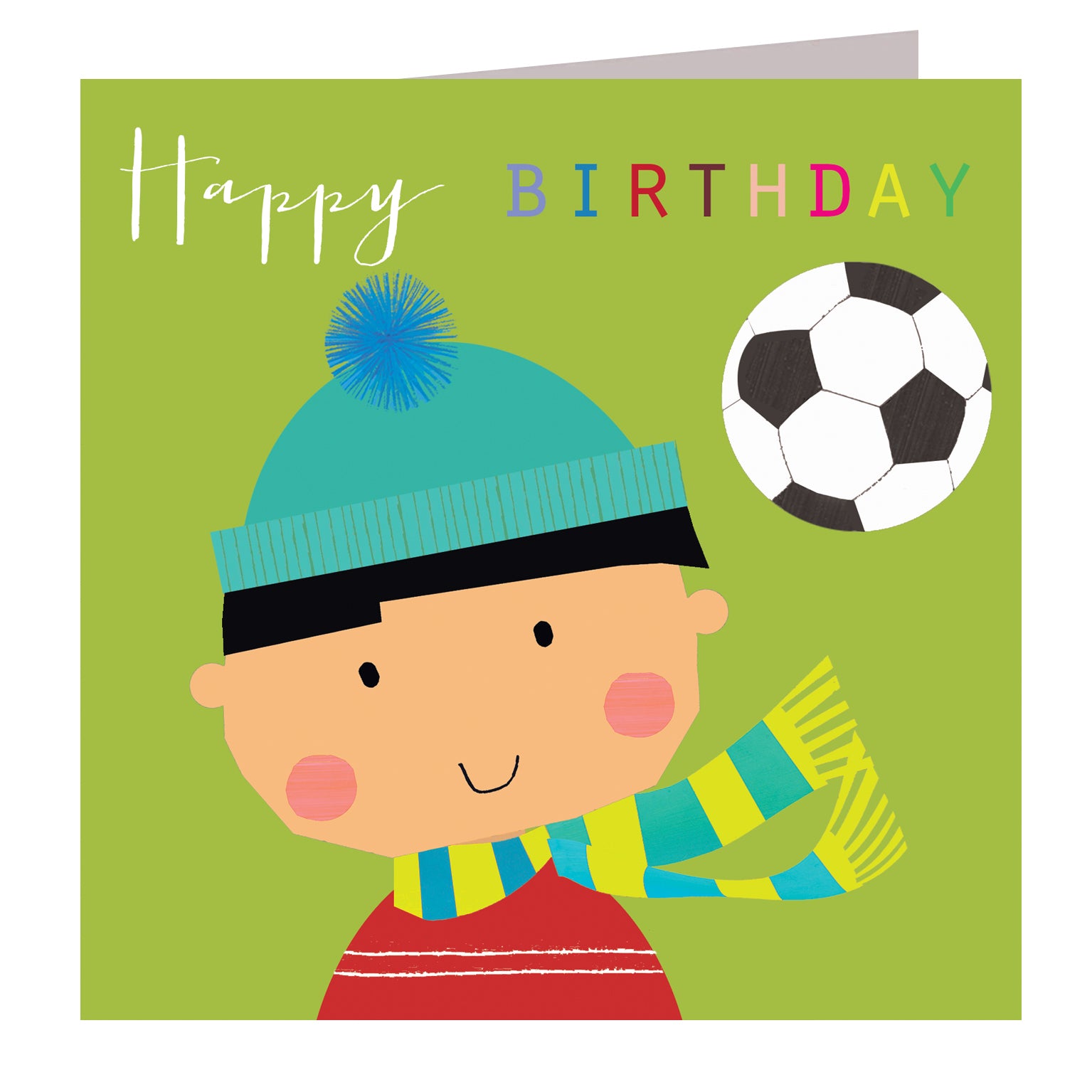 MC16 football boy birthday card