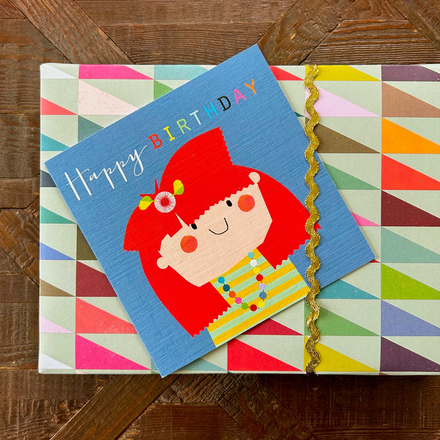 MC19 flower girl birthday card