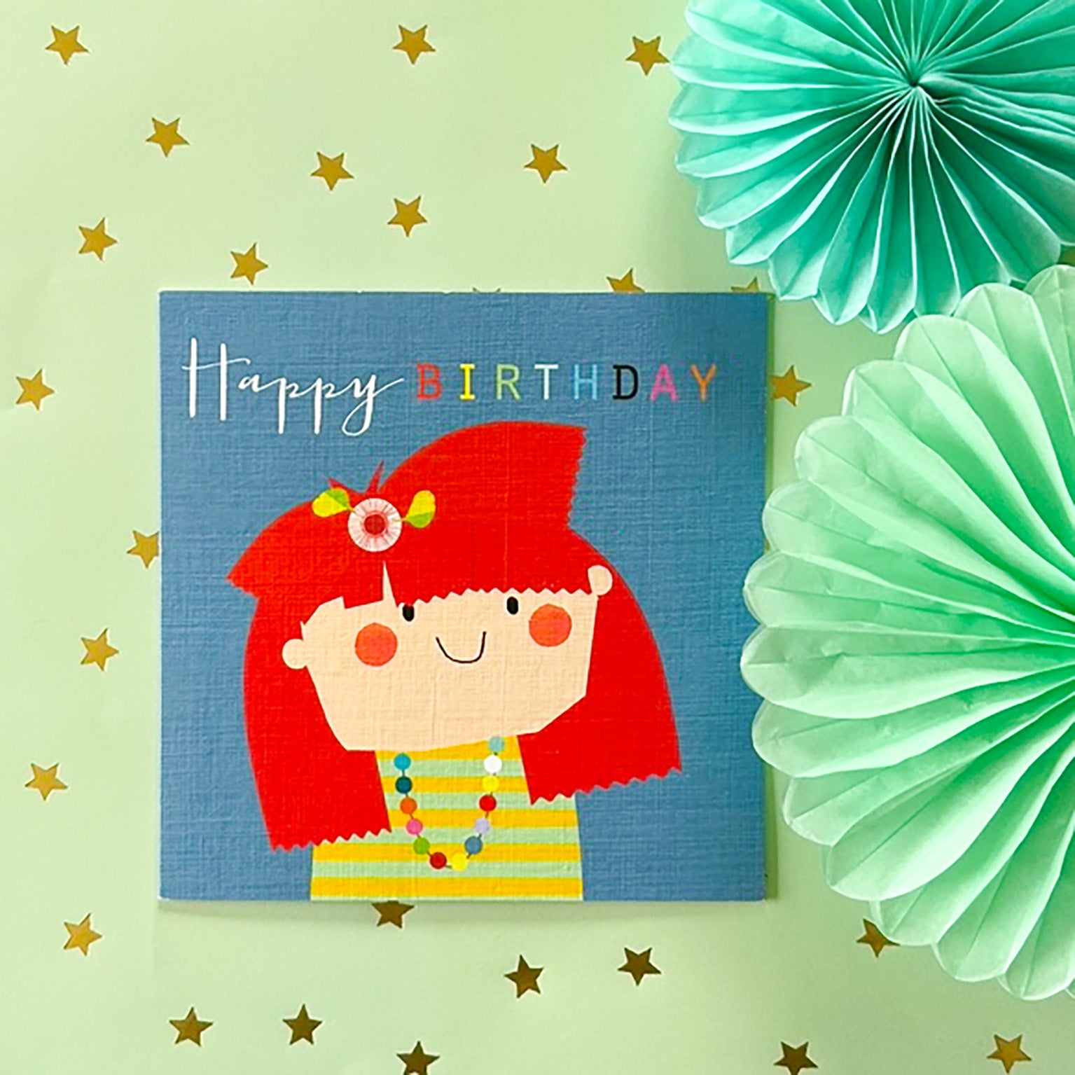 MC19 flower girl birthday card