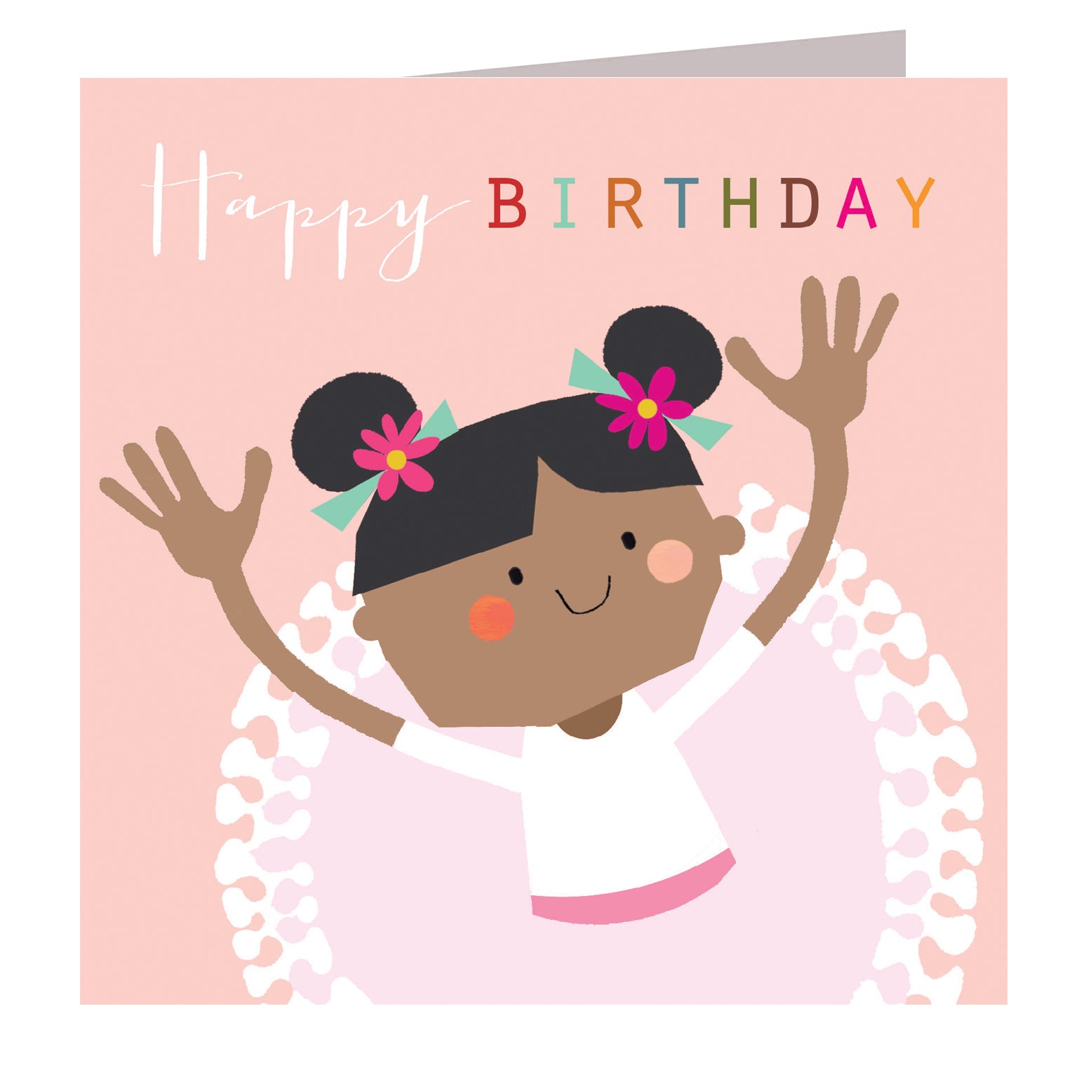 MC22 ballerina happy birthday card