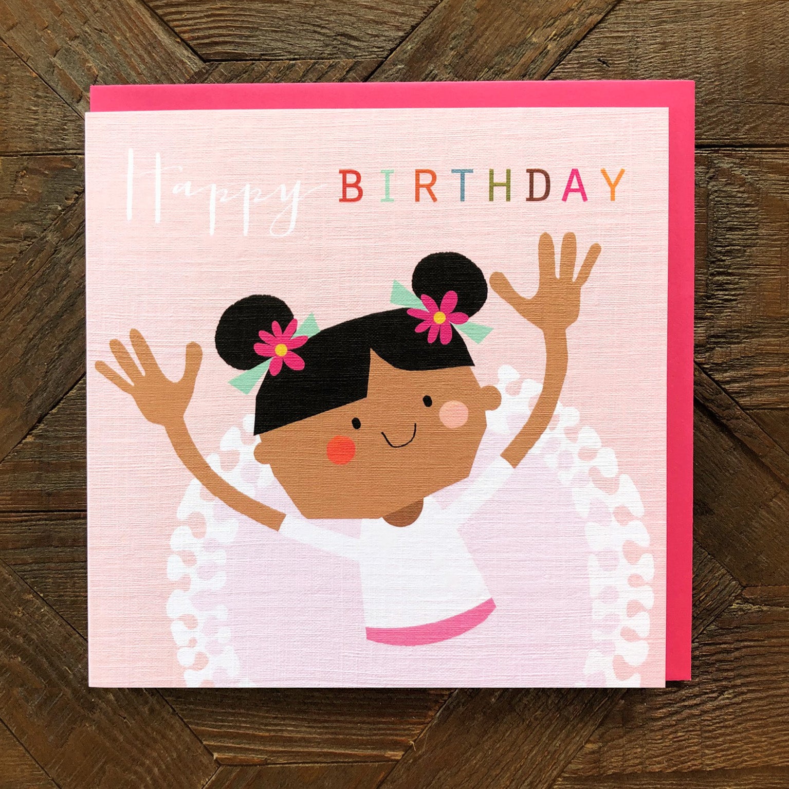 MC22 ballerina happy birthday card