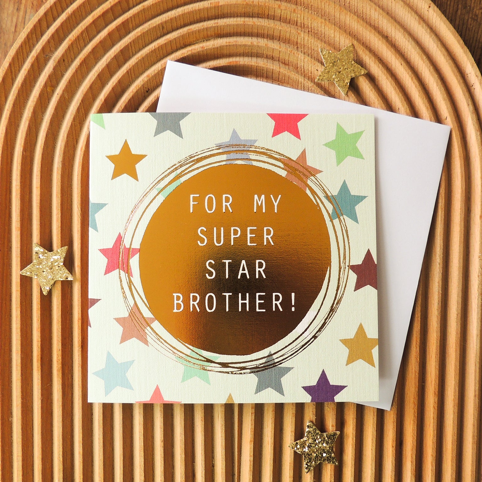 MLC01 gold foiled super star brother card