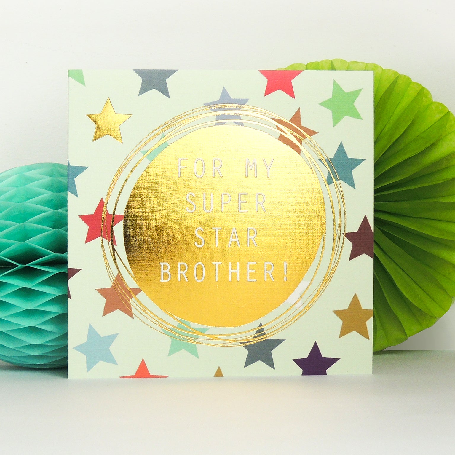 MLC01 gold foiled super star brother card