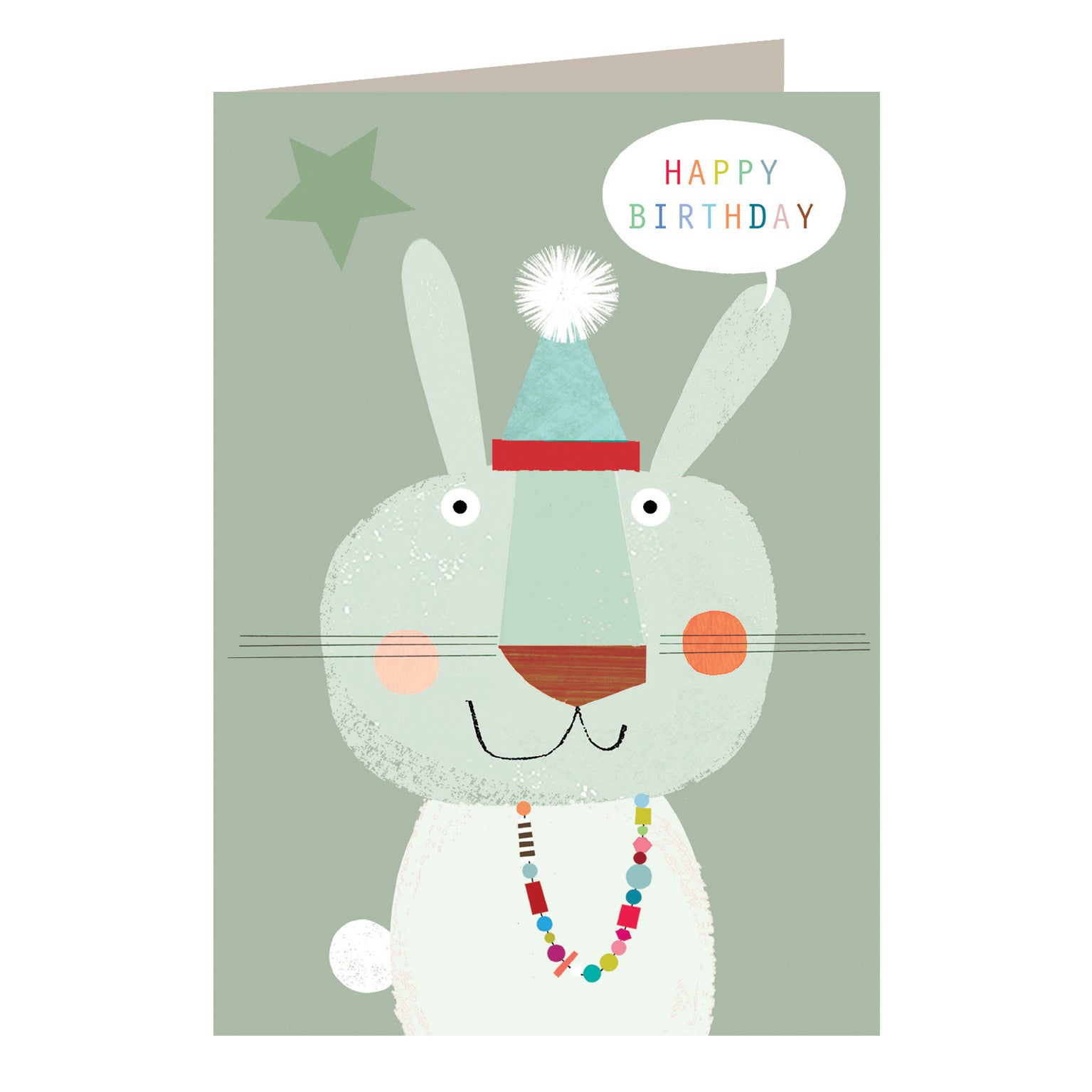 MT02 birthday bunny greetings card