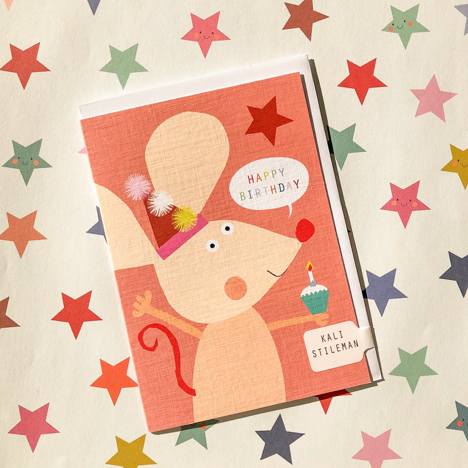 MT05 birthday mouse greetings card