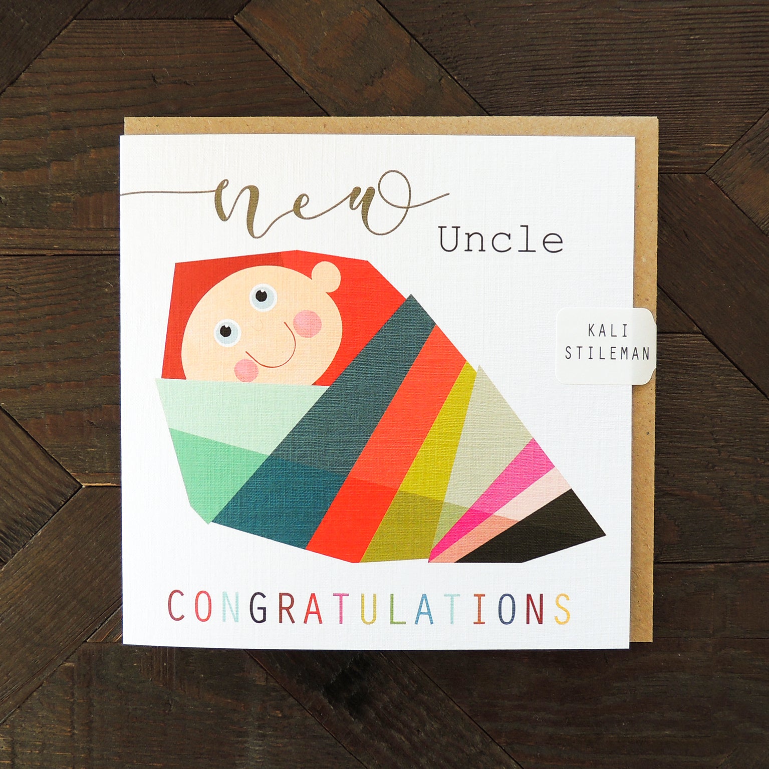 NB30 new uncle baby card