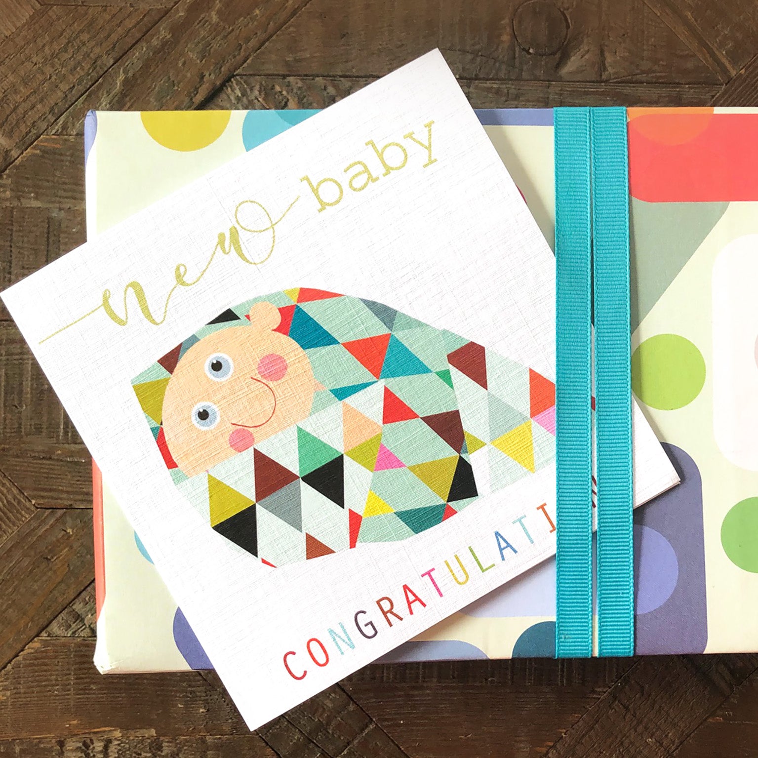 NB33 new baby congratulations card