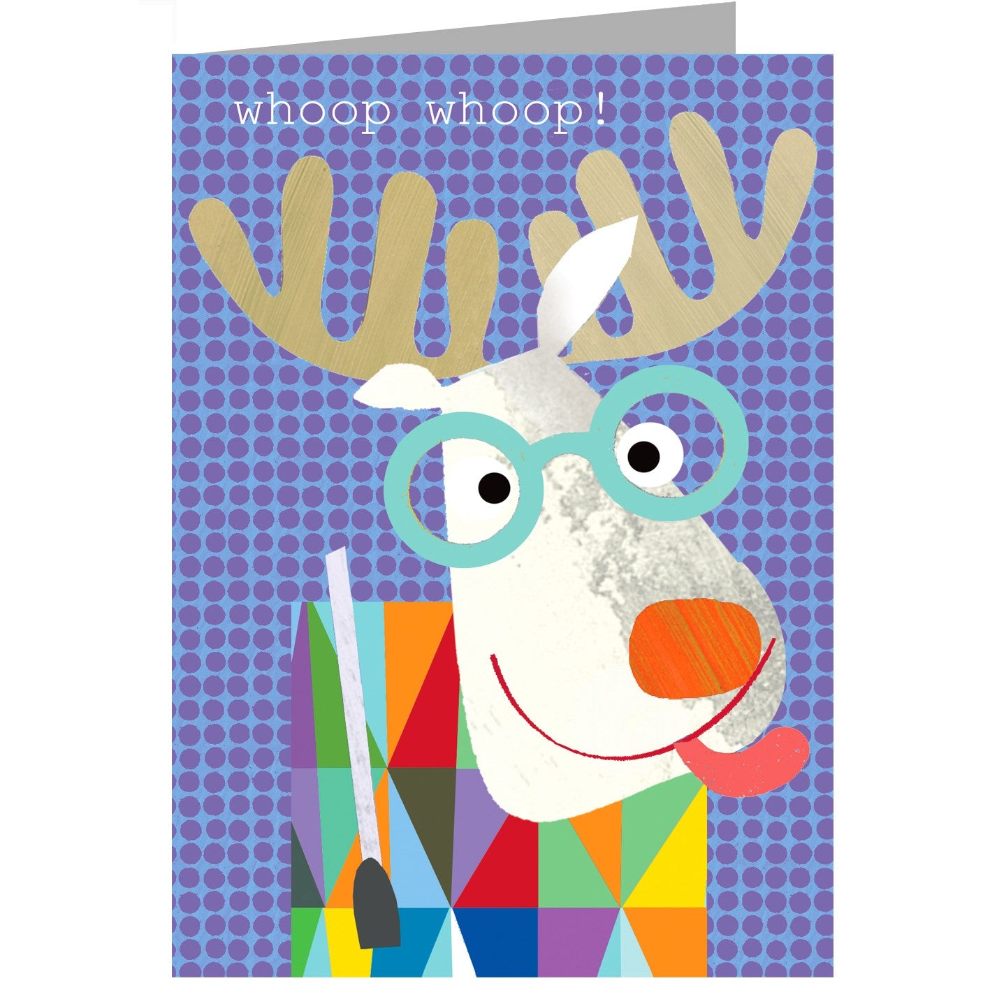 moose happy birthday card