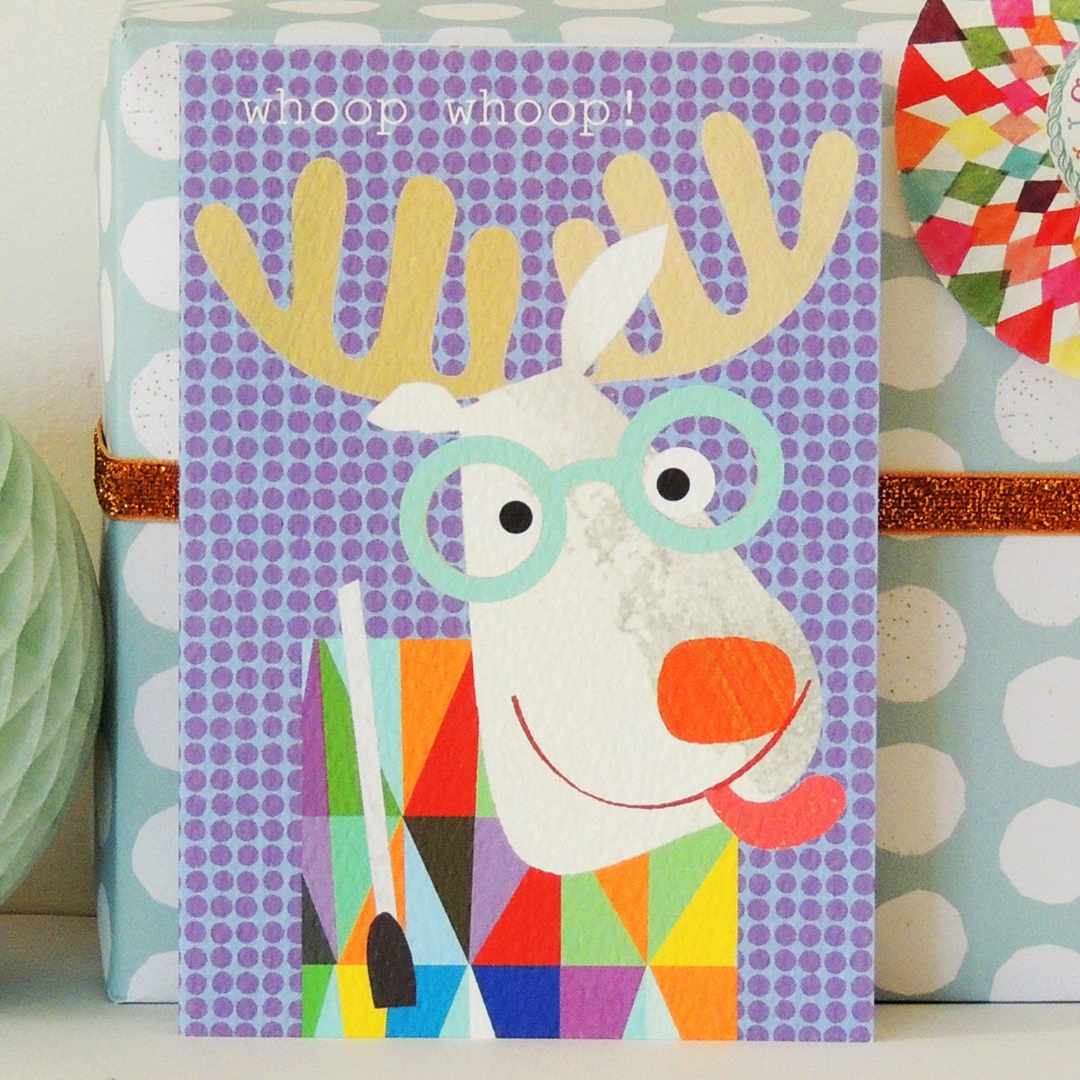 moose happy birthday card