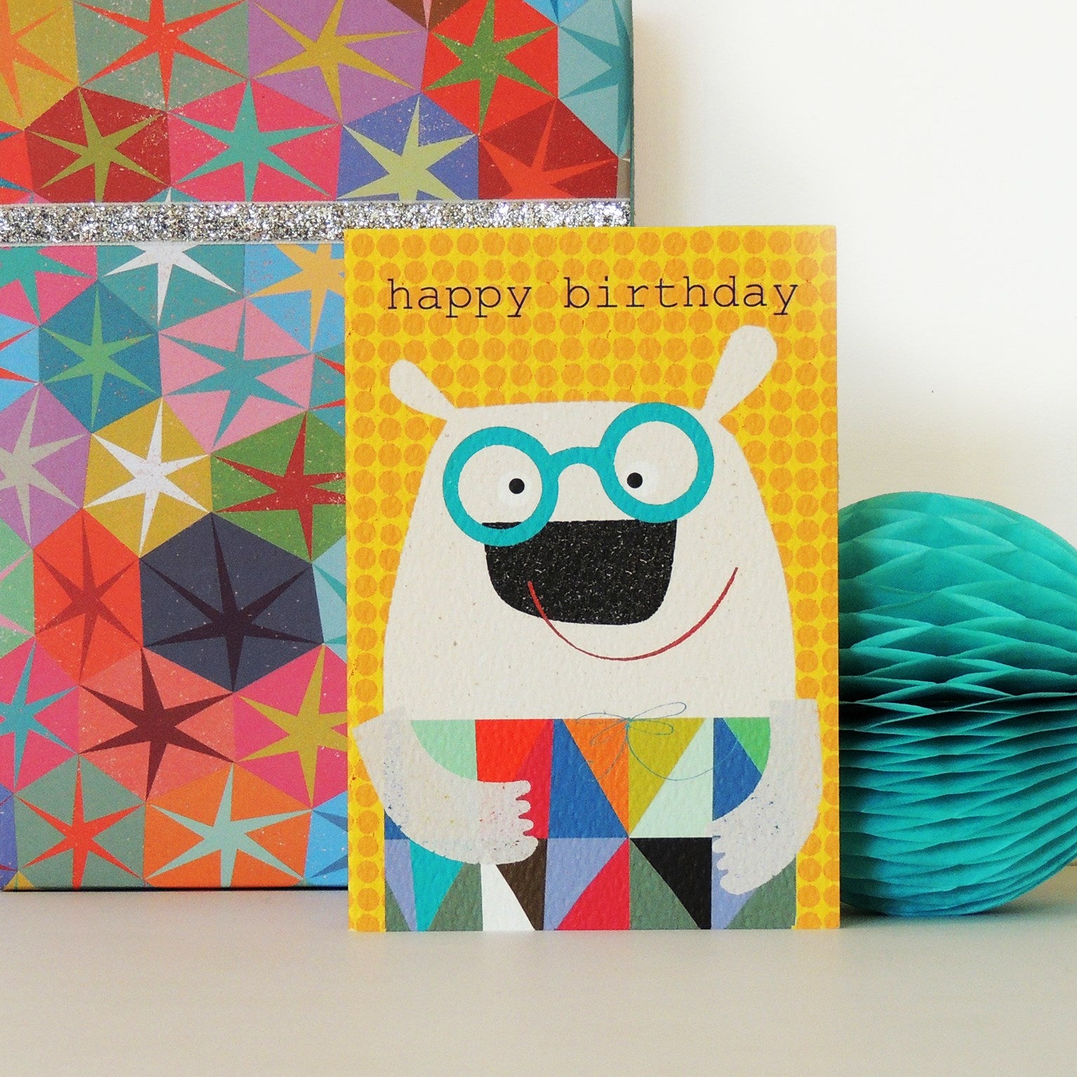 polar bear happy birthday card