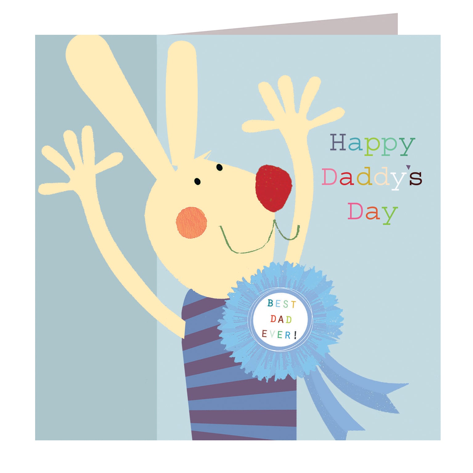 PD03 Father's Day rabbit card