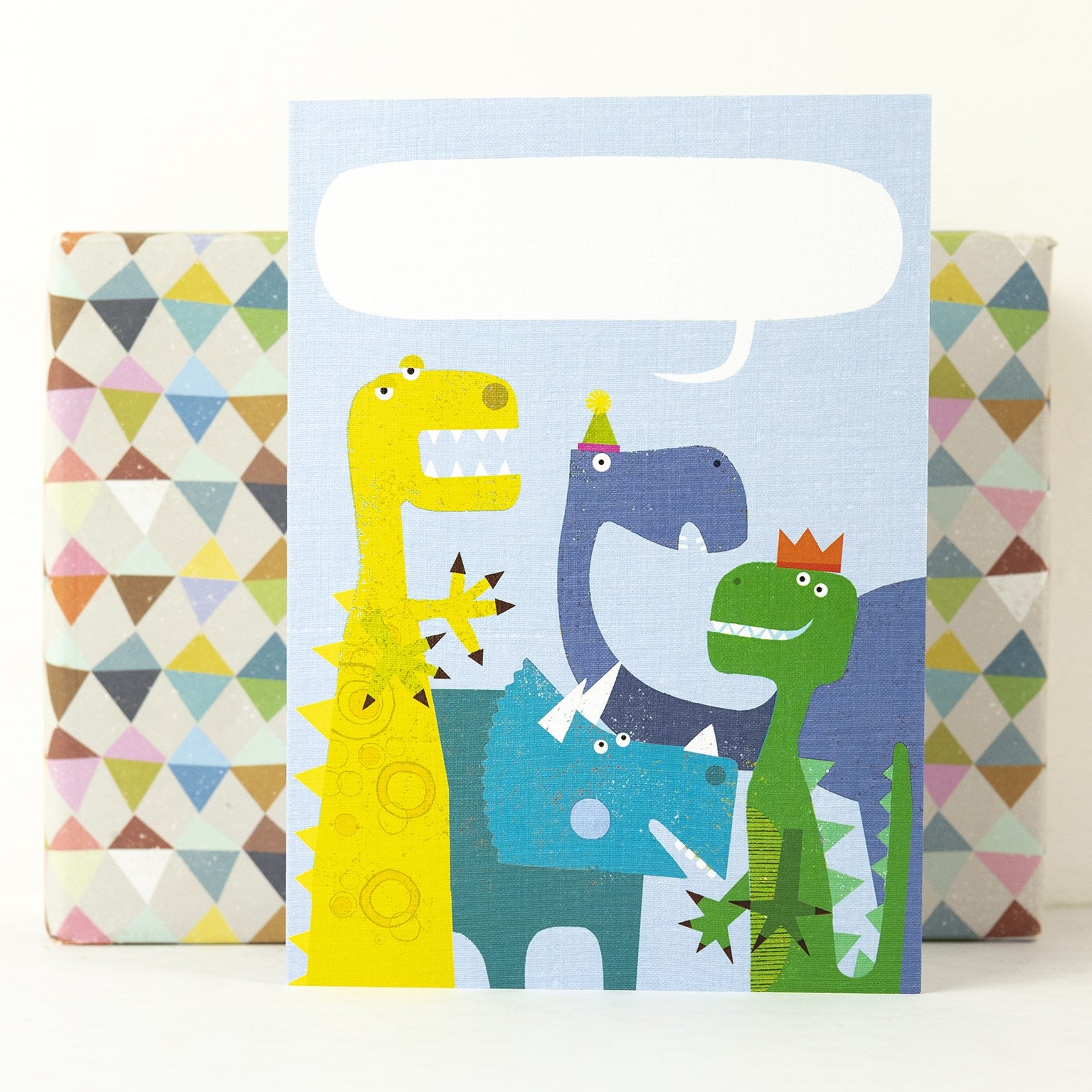 personalised dinosaurs card