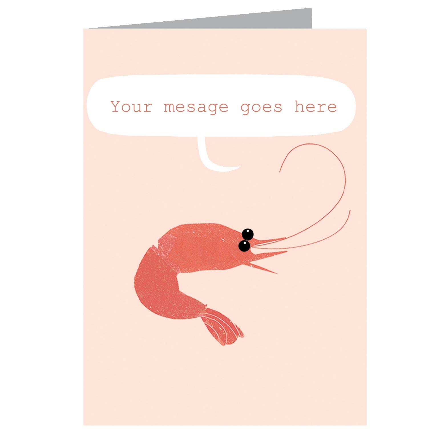 personalised prawn card