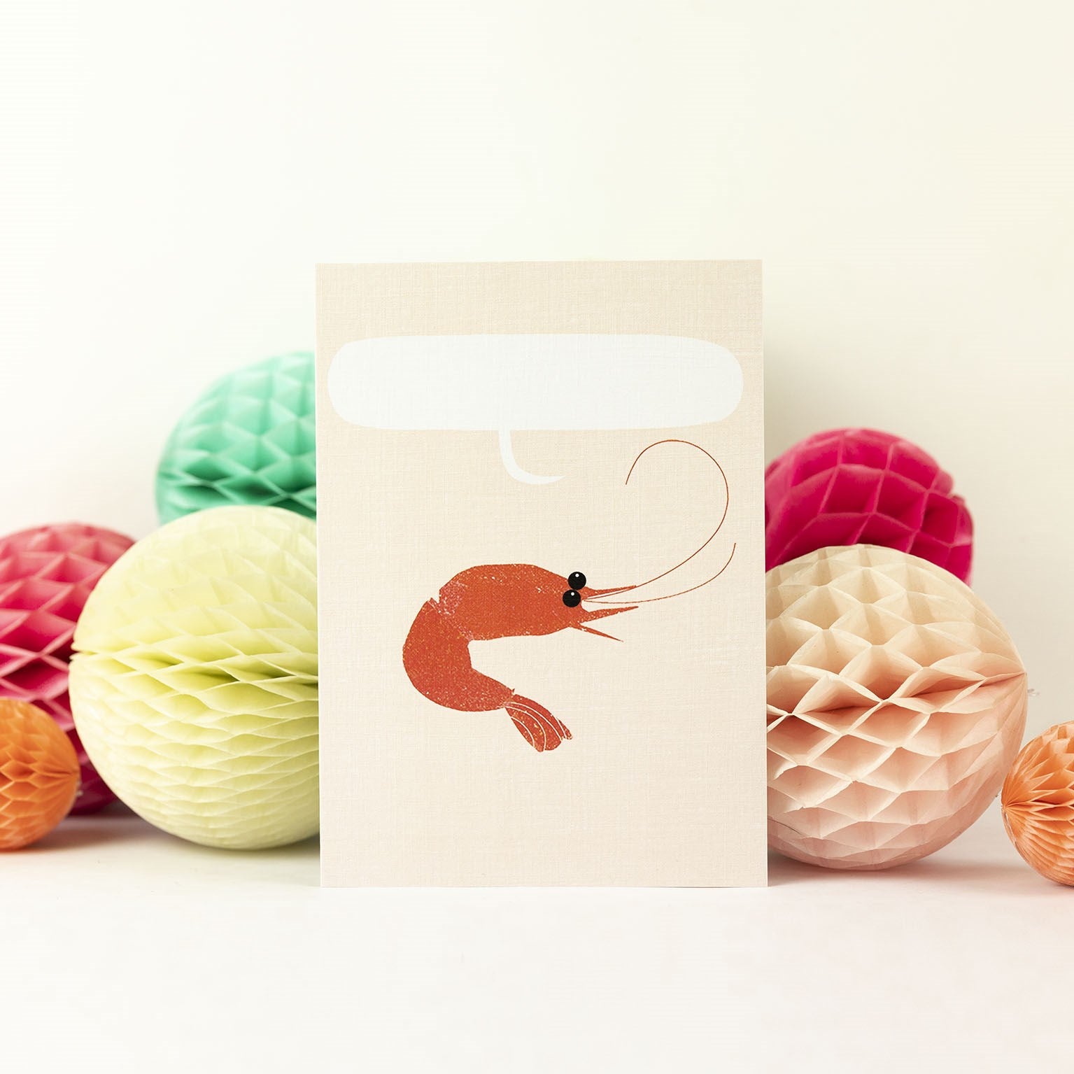 personalised prawn card