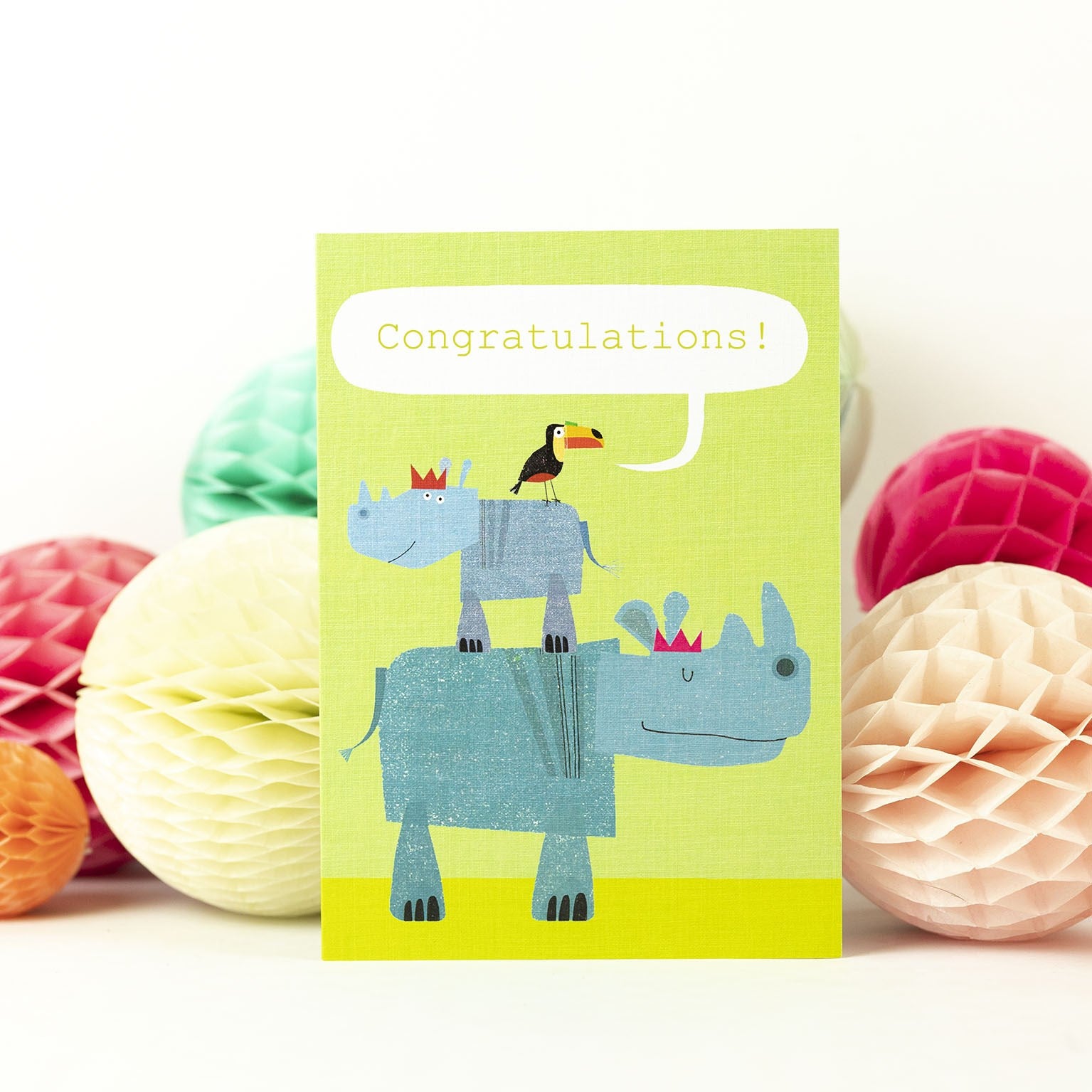 personalised rhinos card