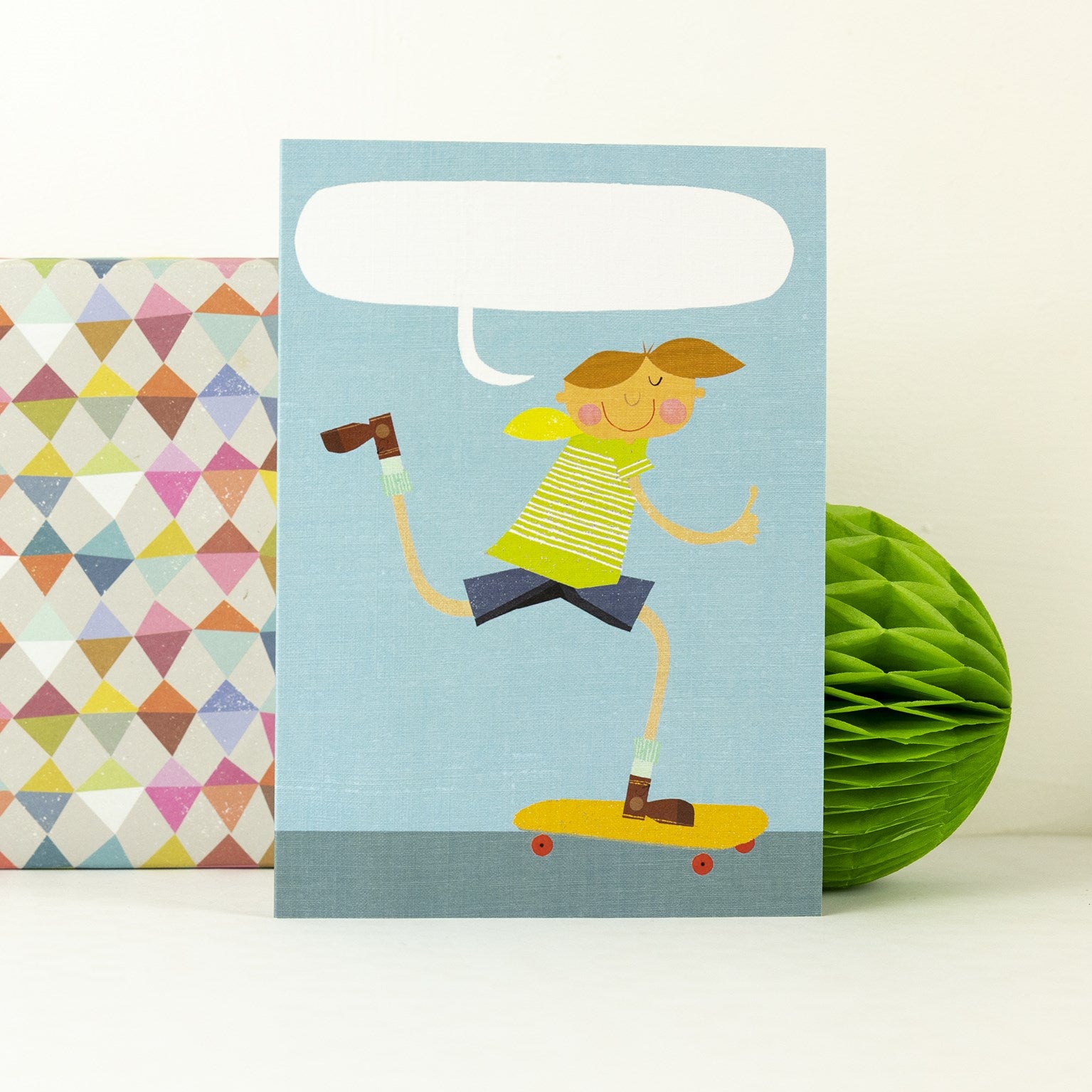 personalised skateboarder card