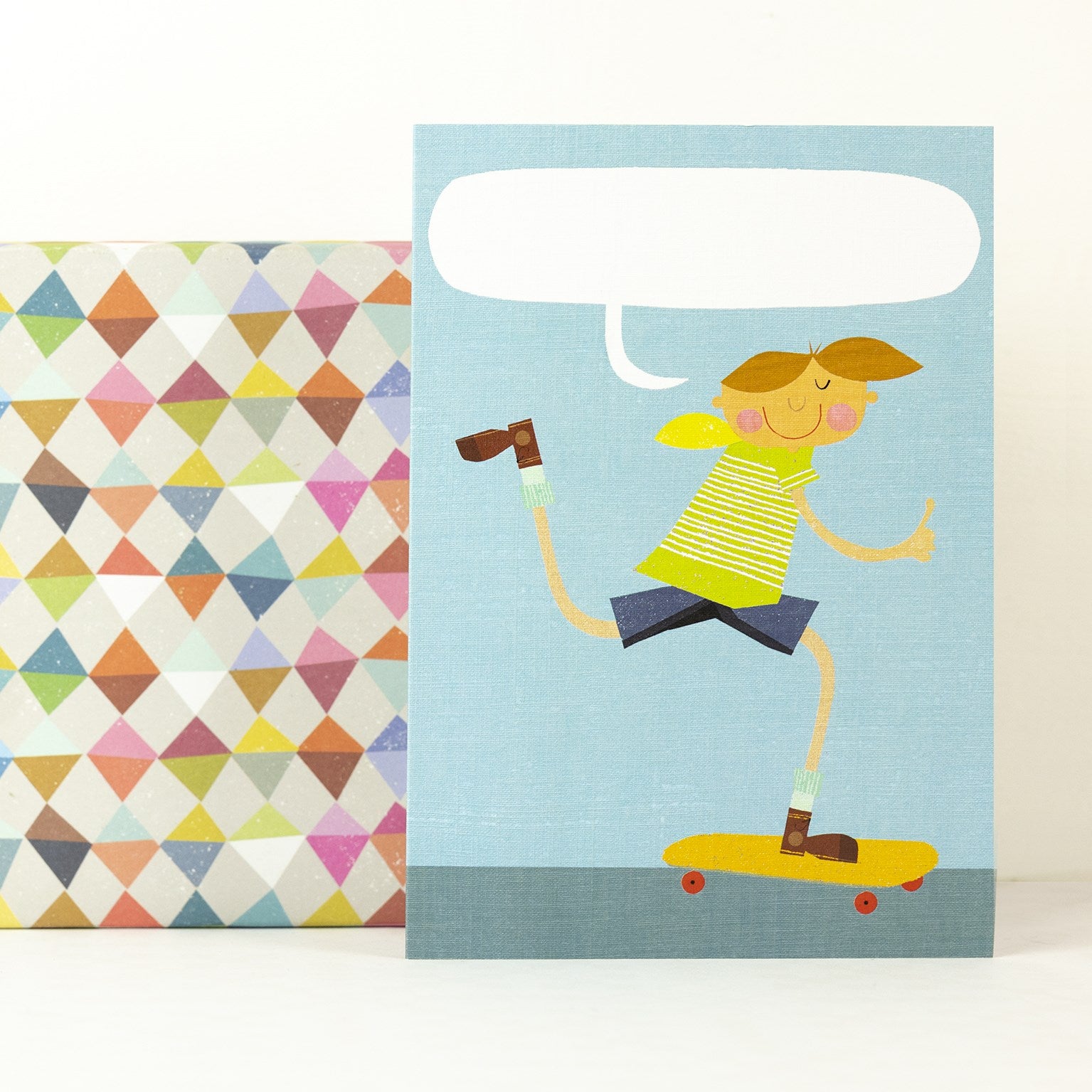 personalised skateboarder card