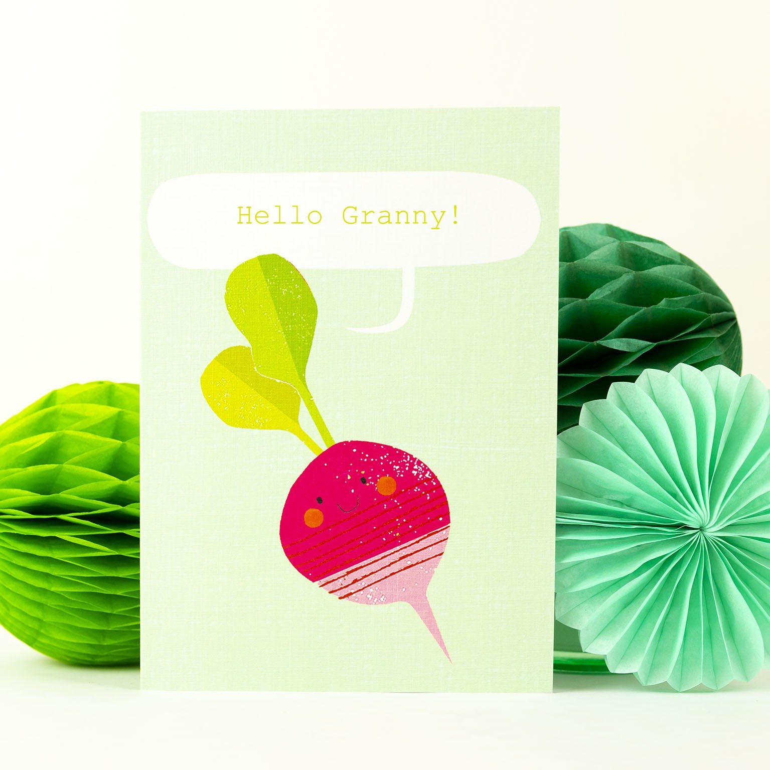 personalised radish card