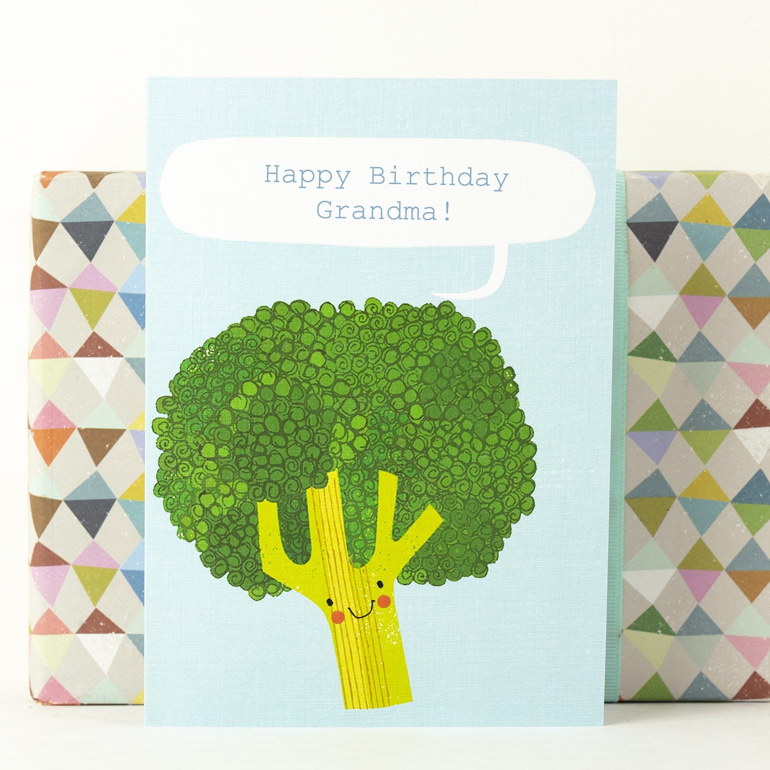 personalised broccoli card