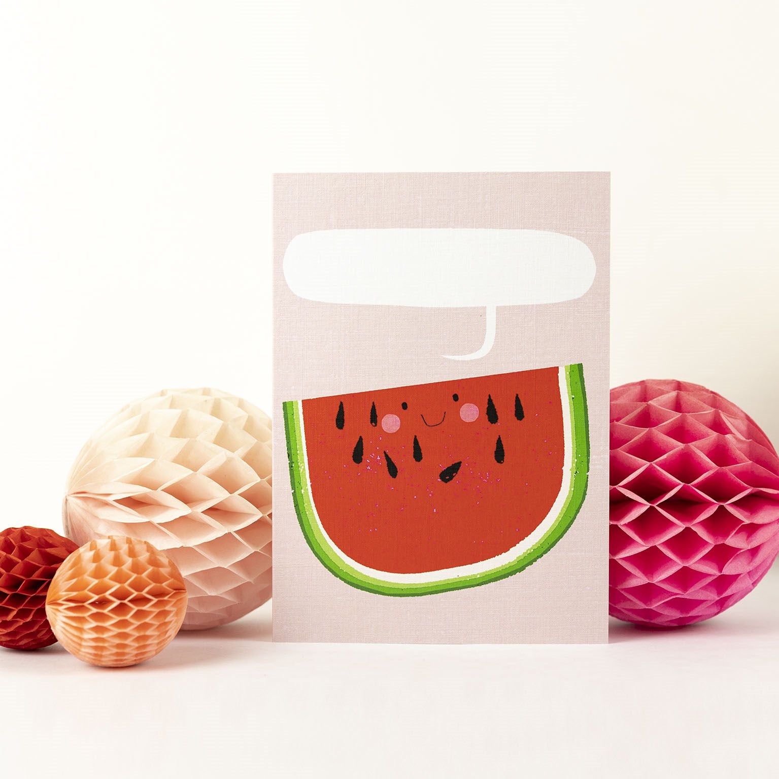 personalised watermelon card