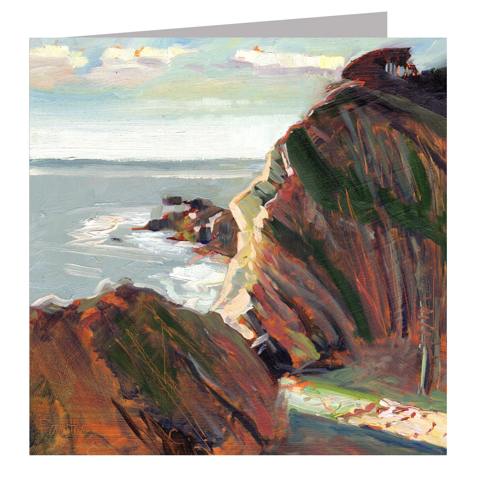 Stair Hole, Dorset greetings card