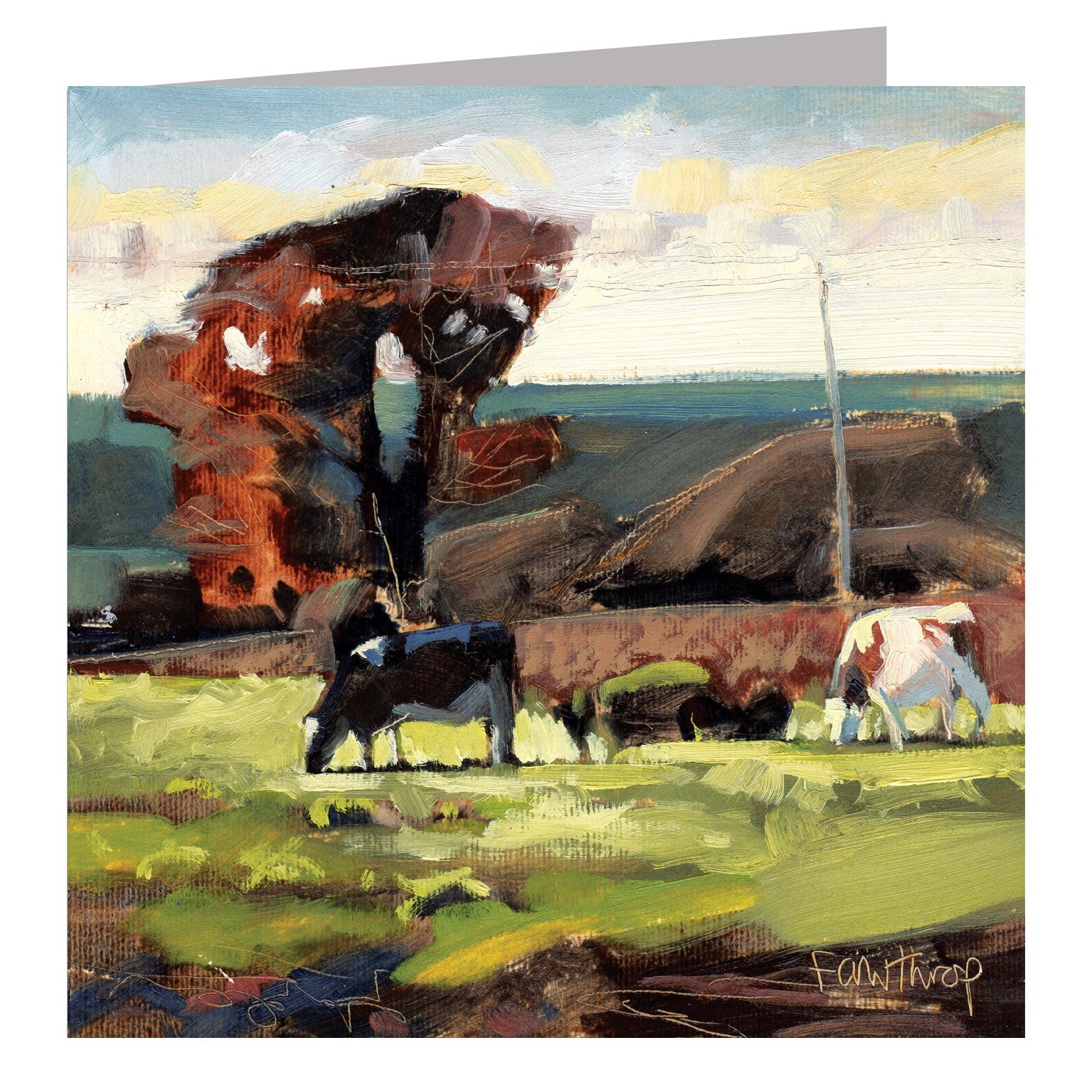 Blackmore Vale cows, Dorset greetings card