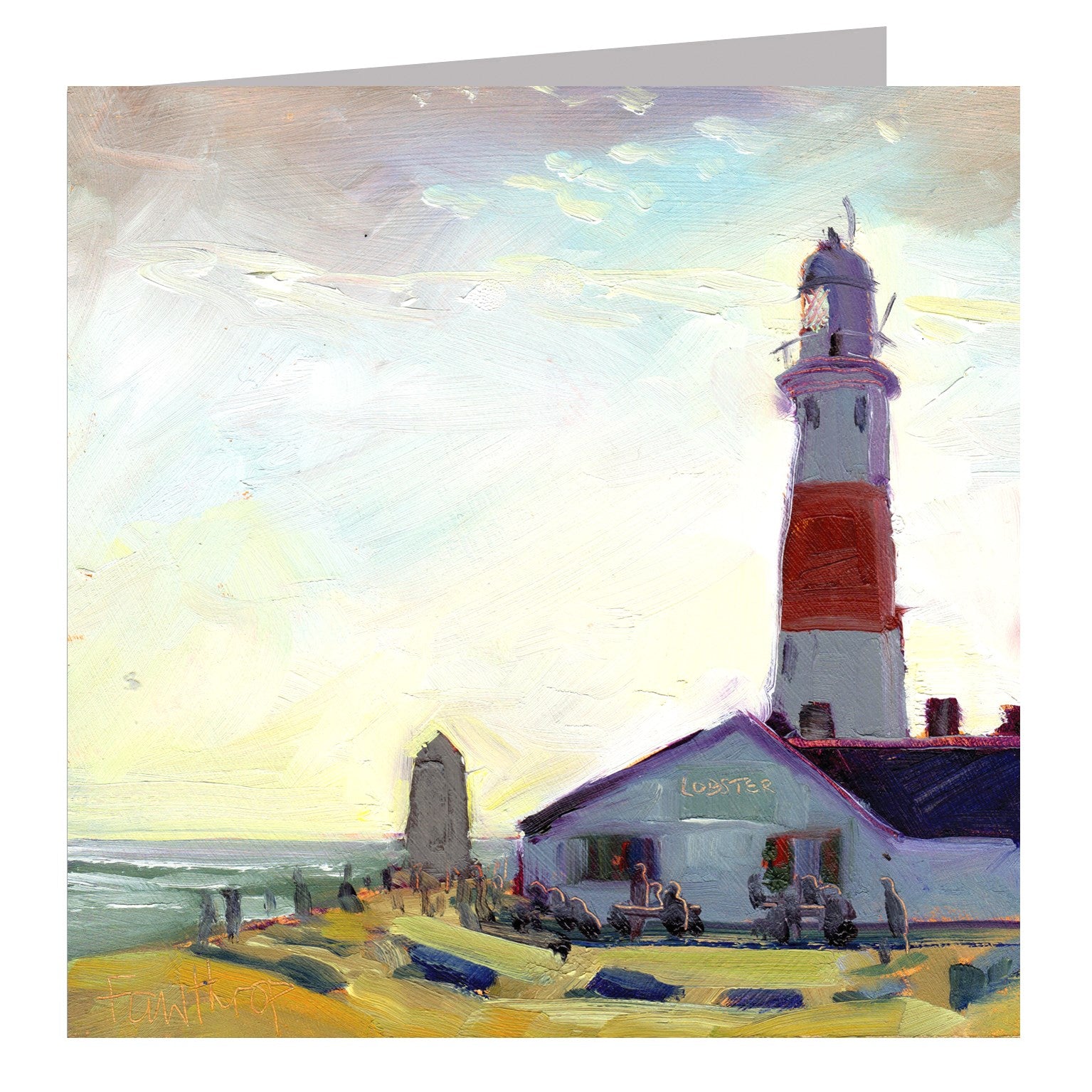 Portland Bill, Dorset greetings card