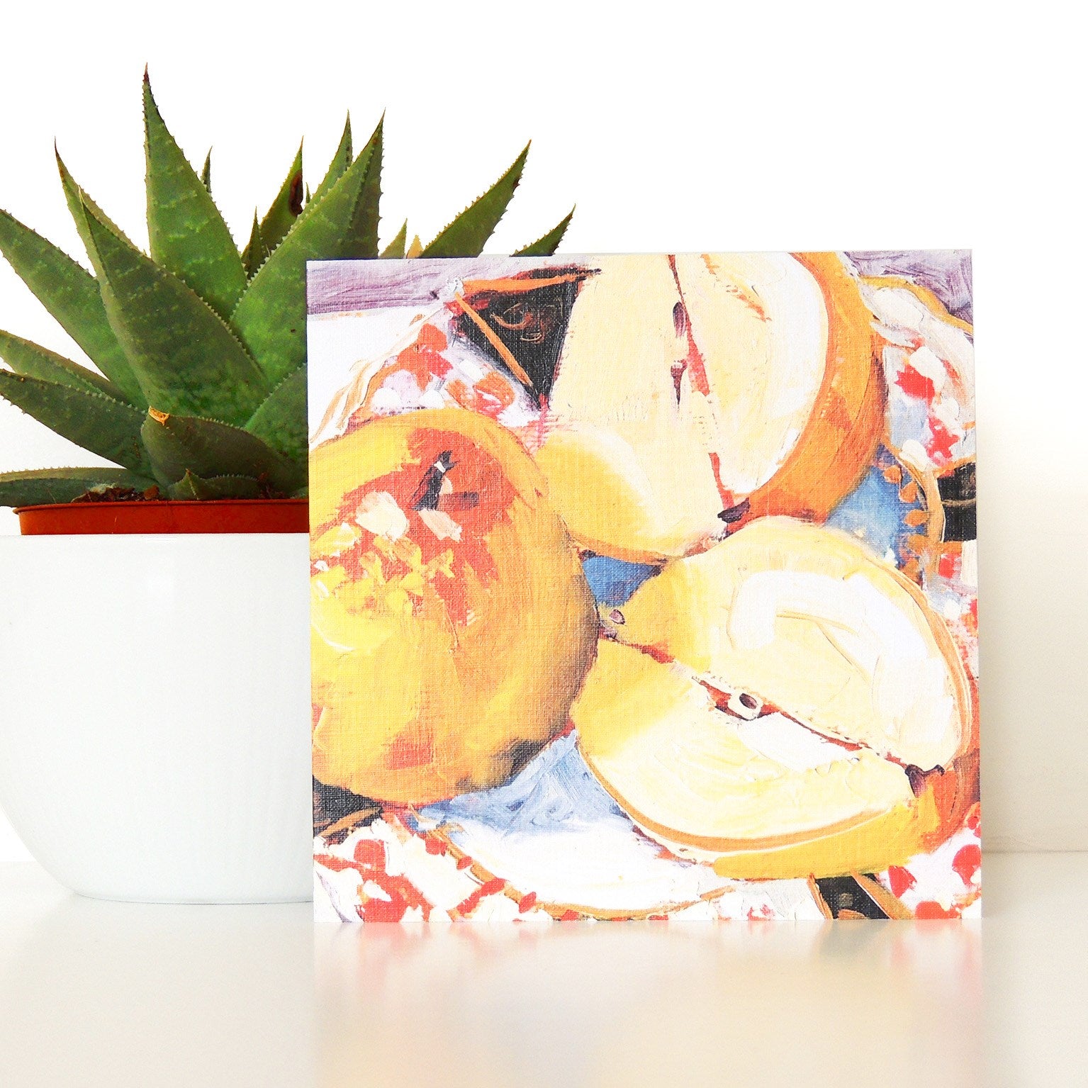 pears greetings card