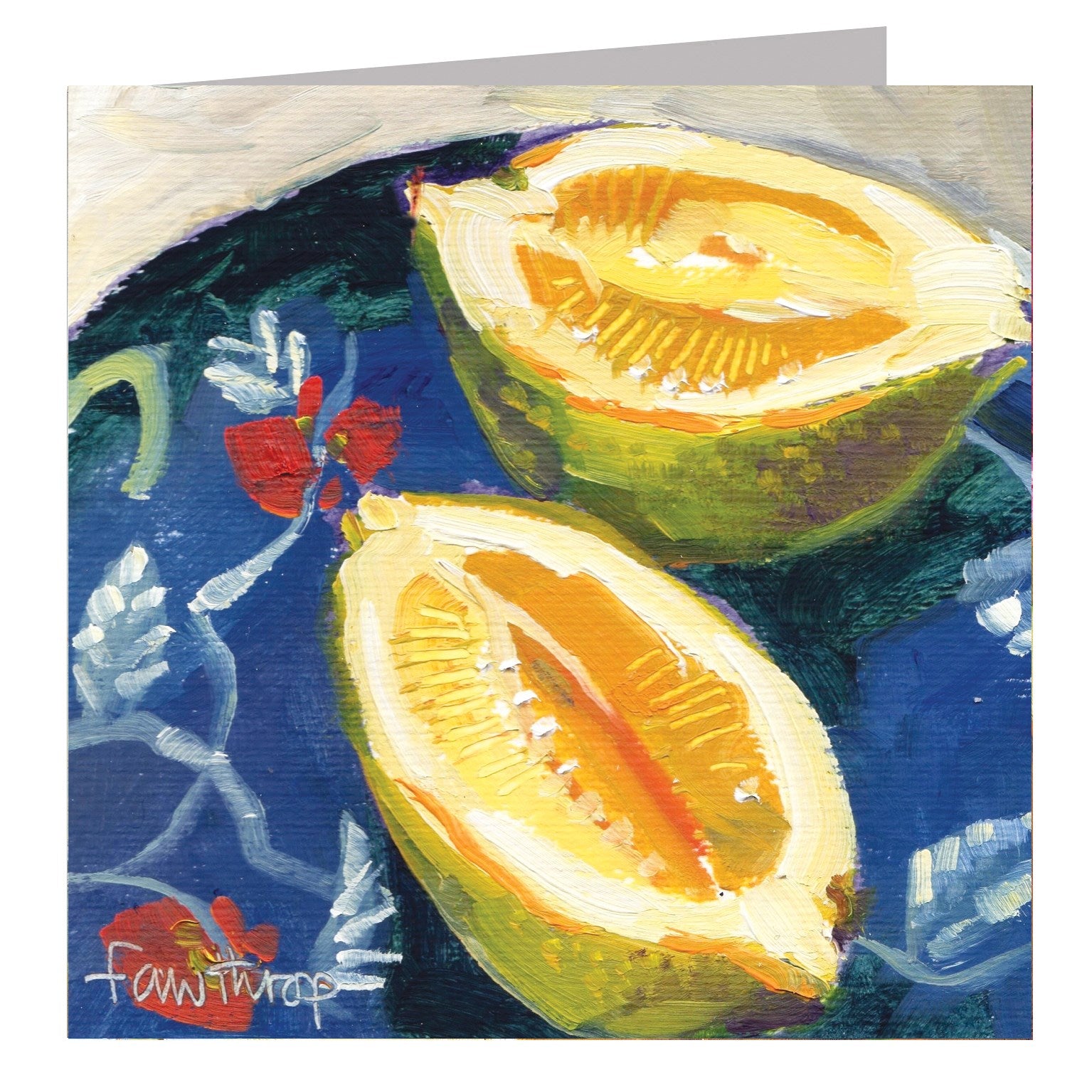 lemons greetings card