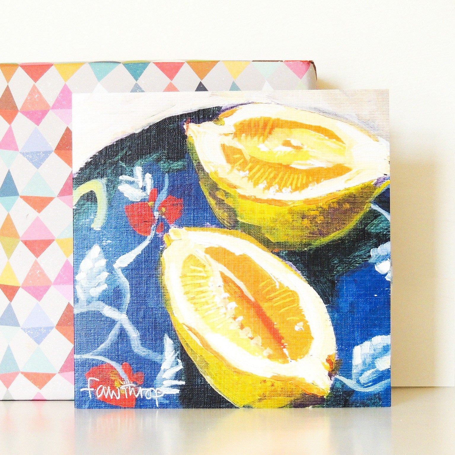 lemons greetings card