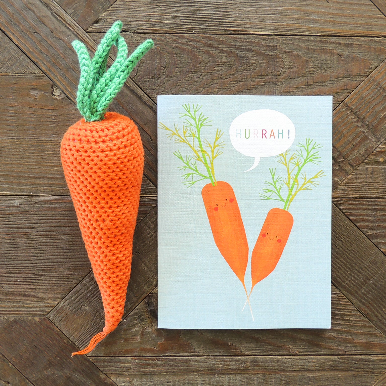 SM02 mini carrots greetings card