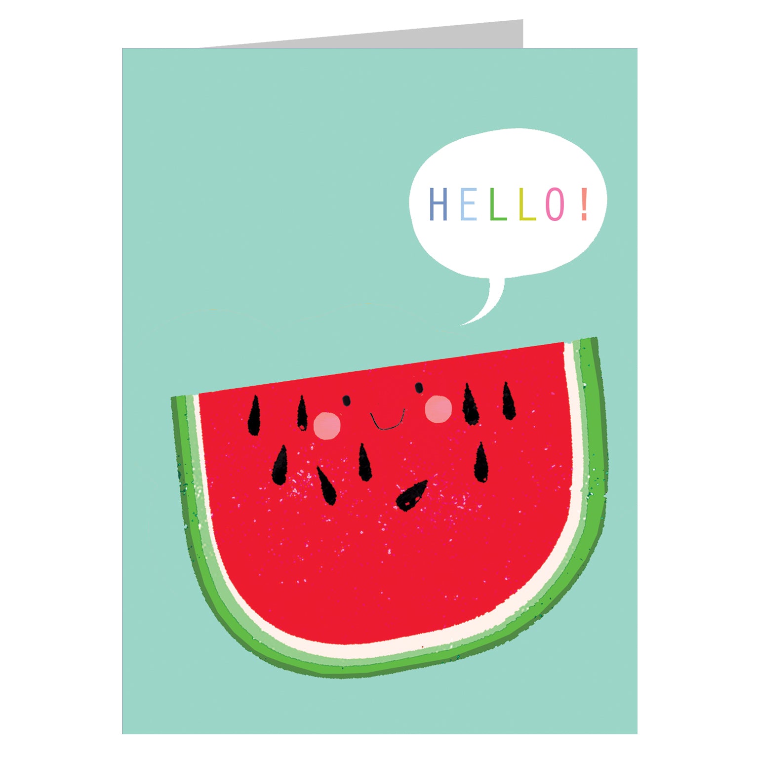 SM05 mini watermelon greetings card