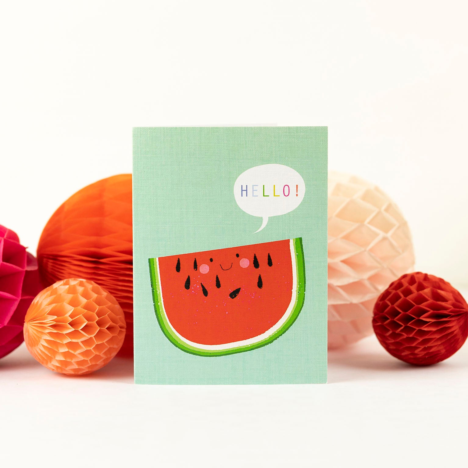 SM05 mini watermelon greetings card