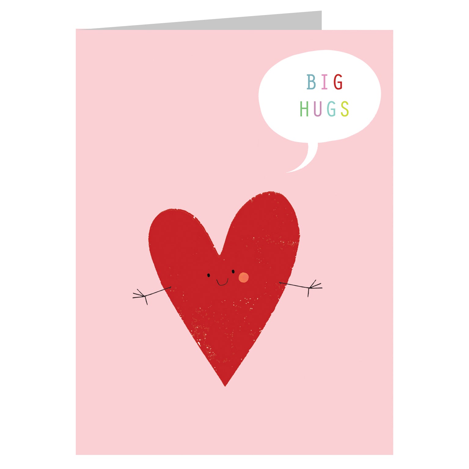 SM06 mini heart greetings card