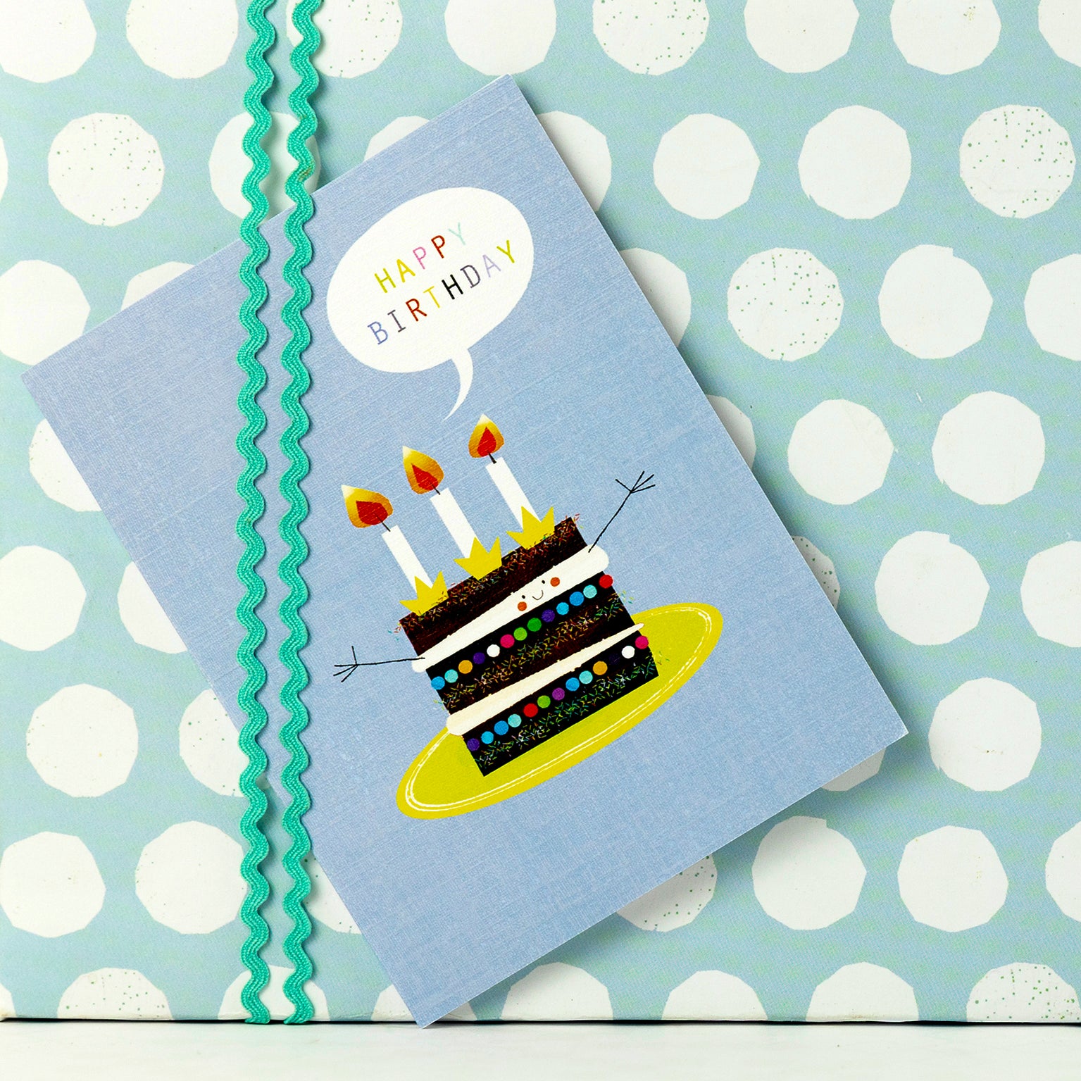 SM13 mini birthday cake card