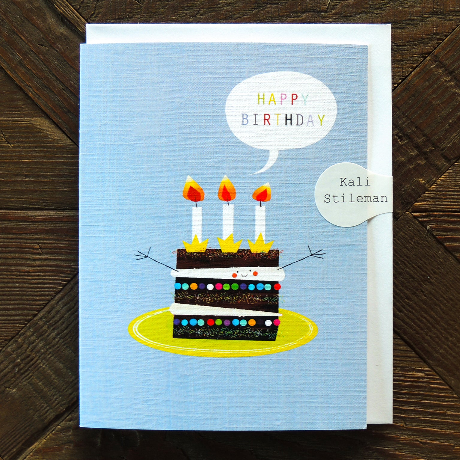 SM13 mini birthday cake card