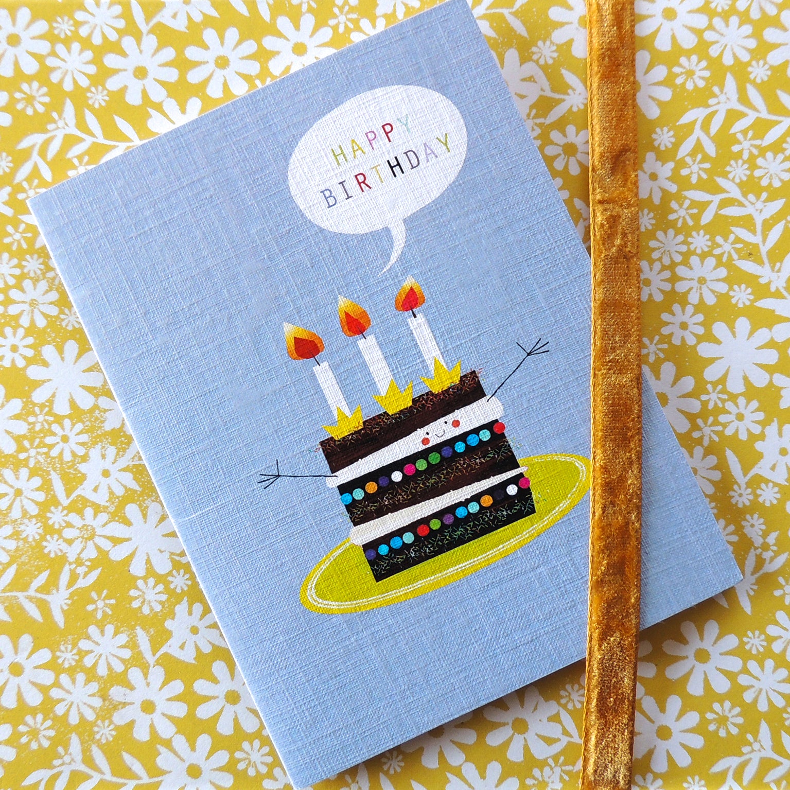 SM13 mini birthday cake card