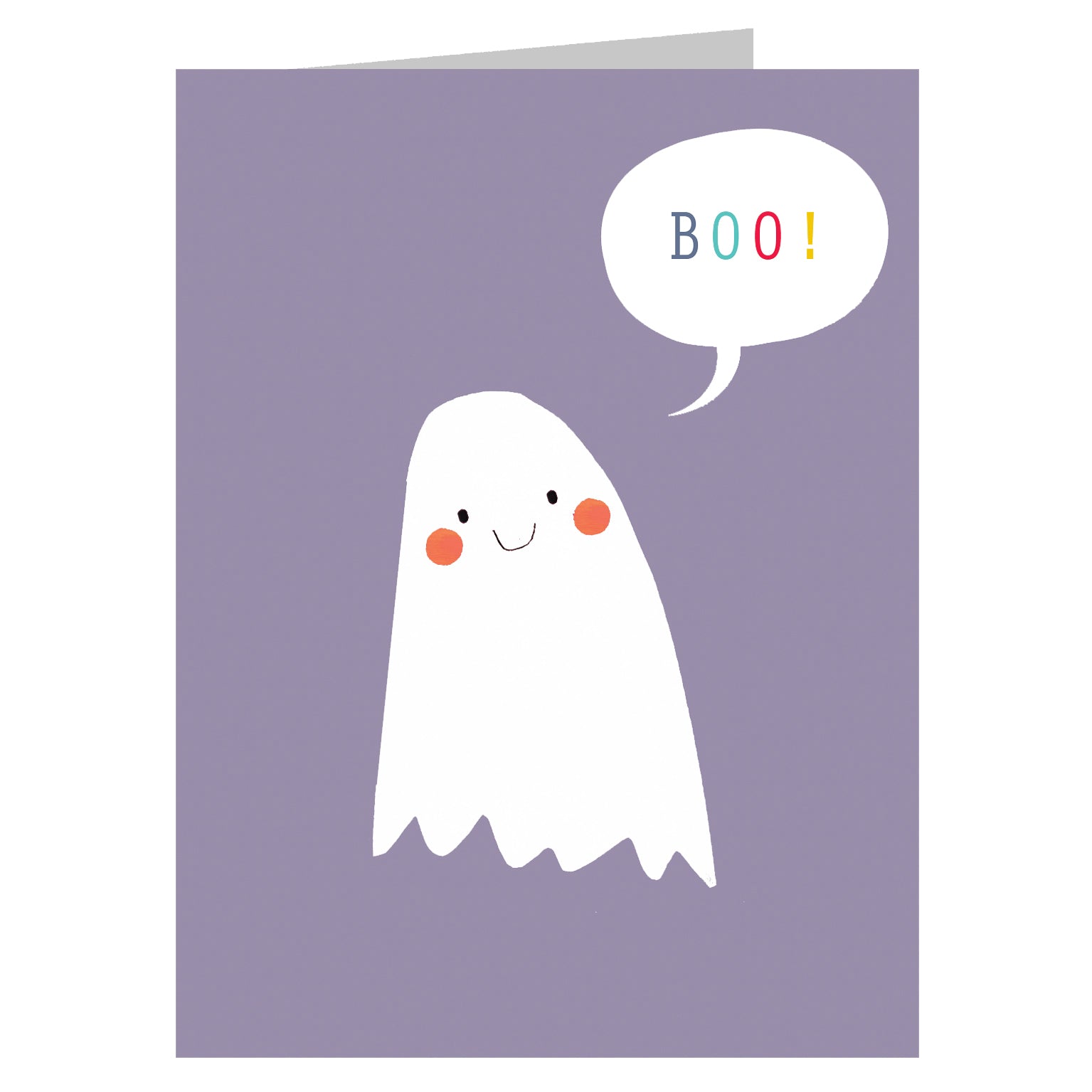 SM14 mini ghost greetings card