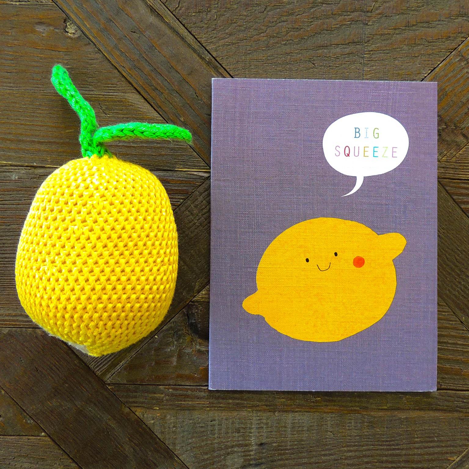 SM15 mini lemon greetings card