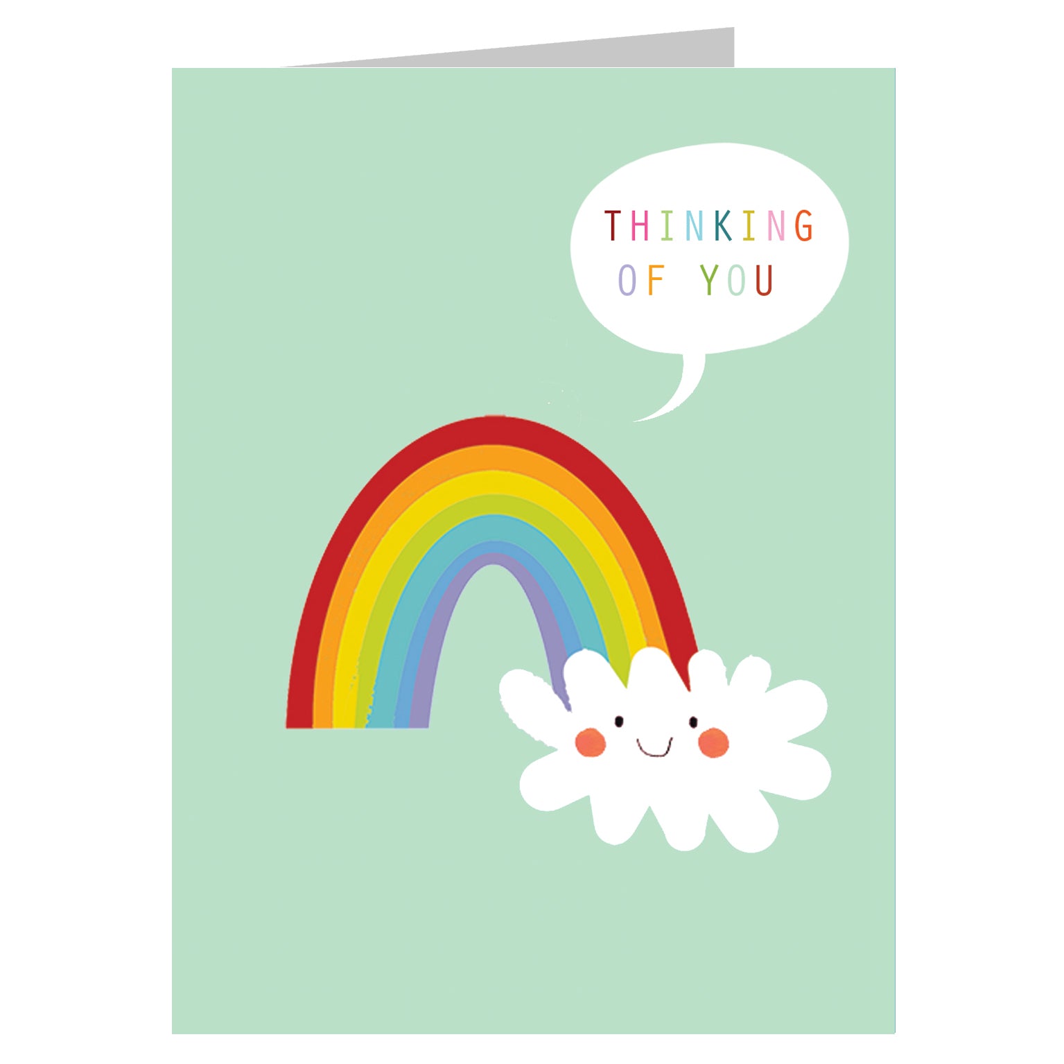 SM20 mini rainbow greetings card