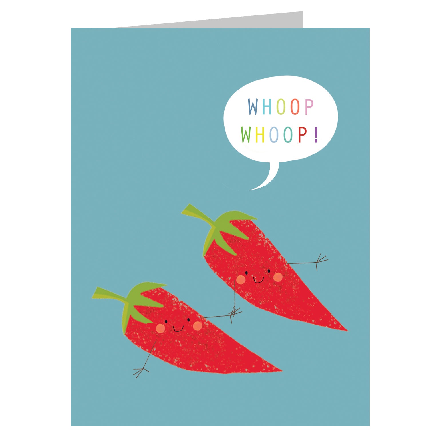 SM21 mini chillies greetings card