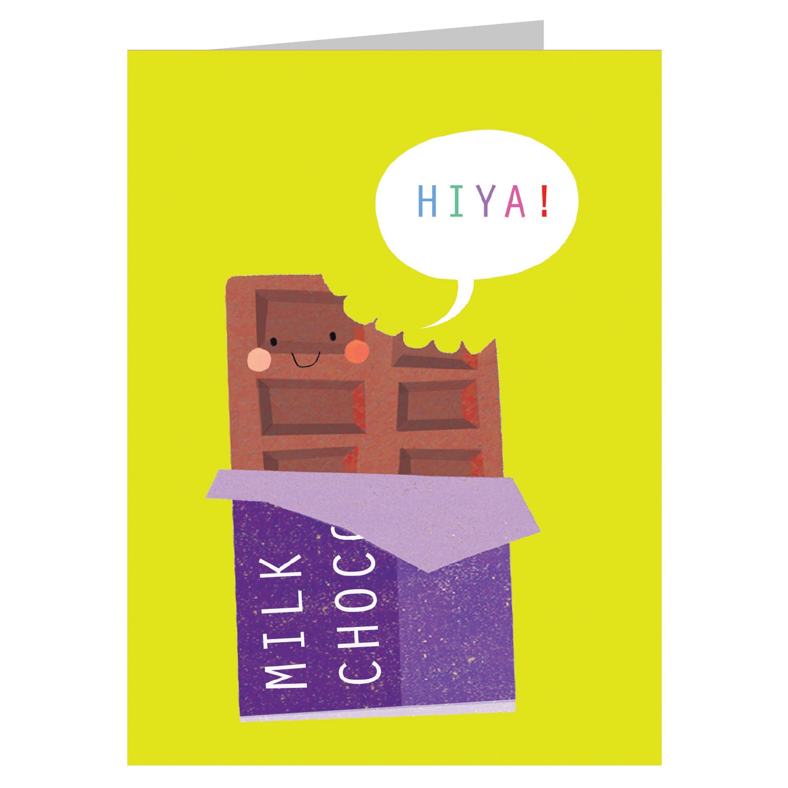 SM25 mini chocolate greetings card