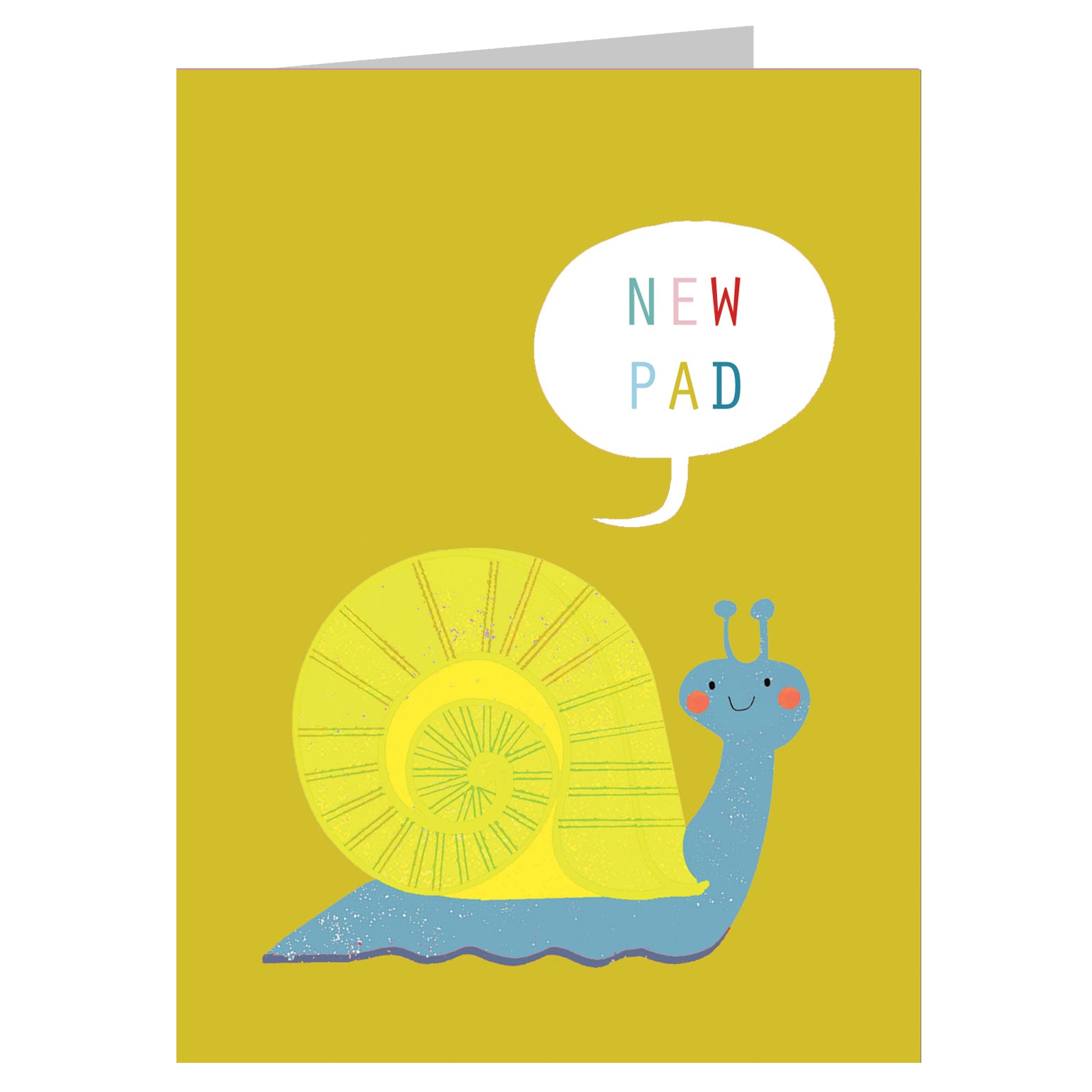 SM30 mini snail greetings card