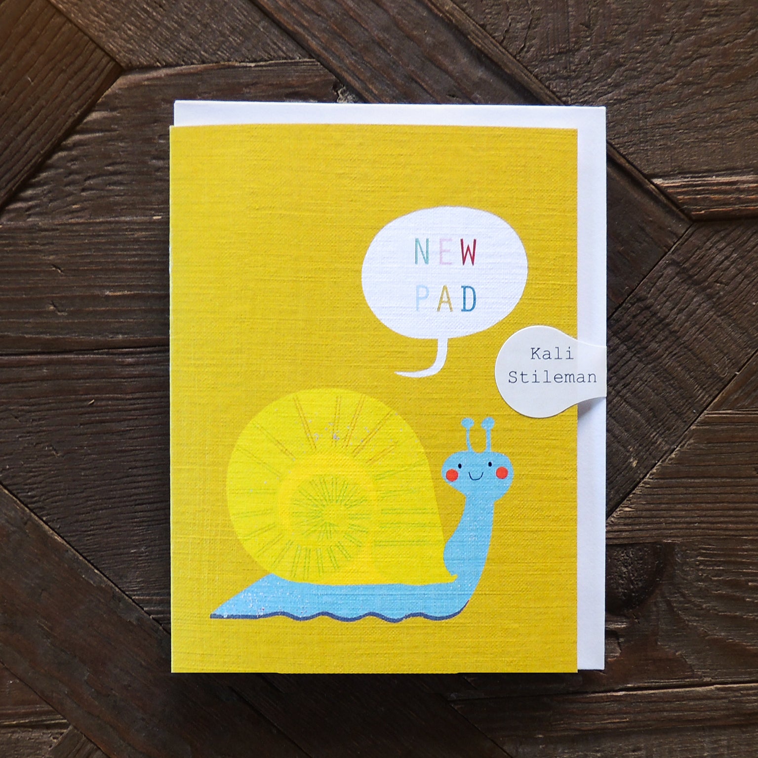 SM30 mini snail greetings card