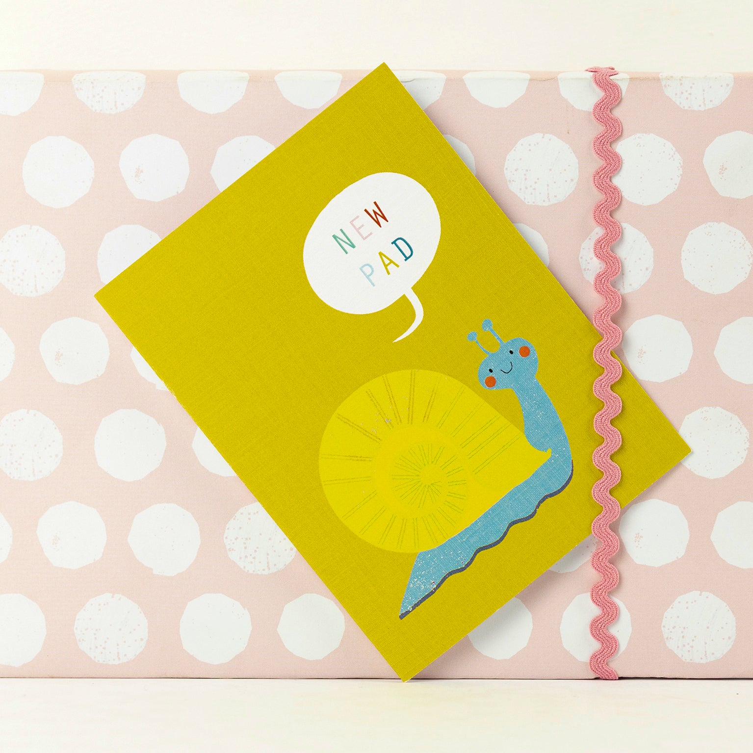 SM30 mini snail greetings card