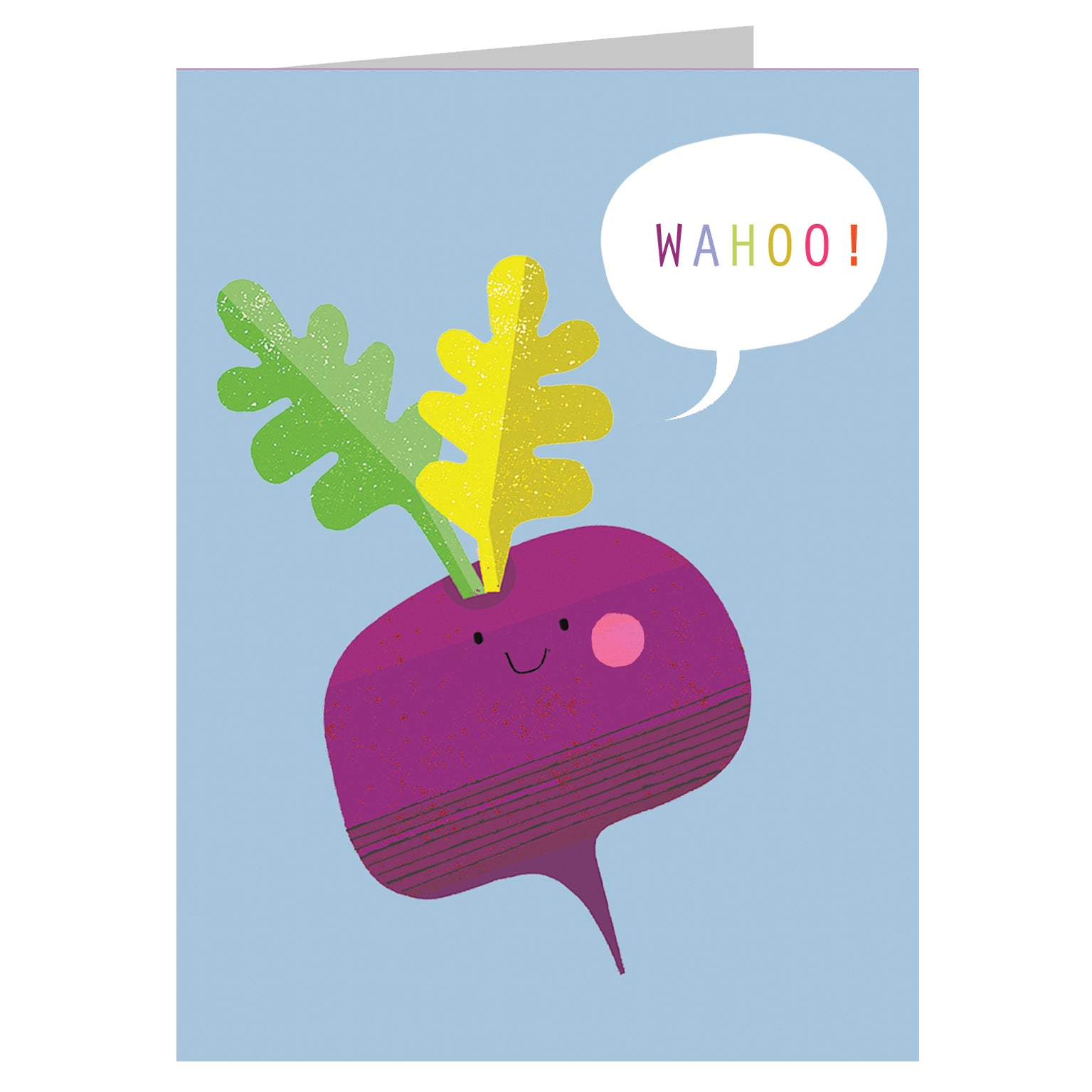 SM33 mini beetroot greetings card