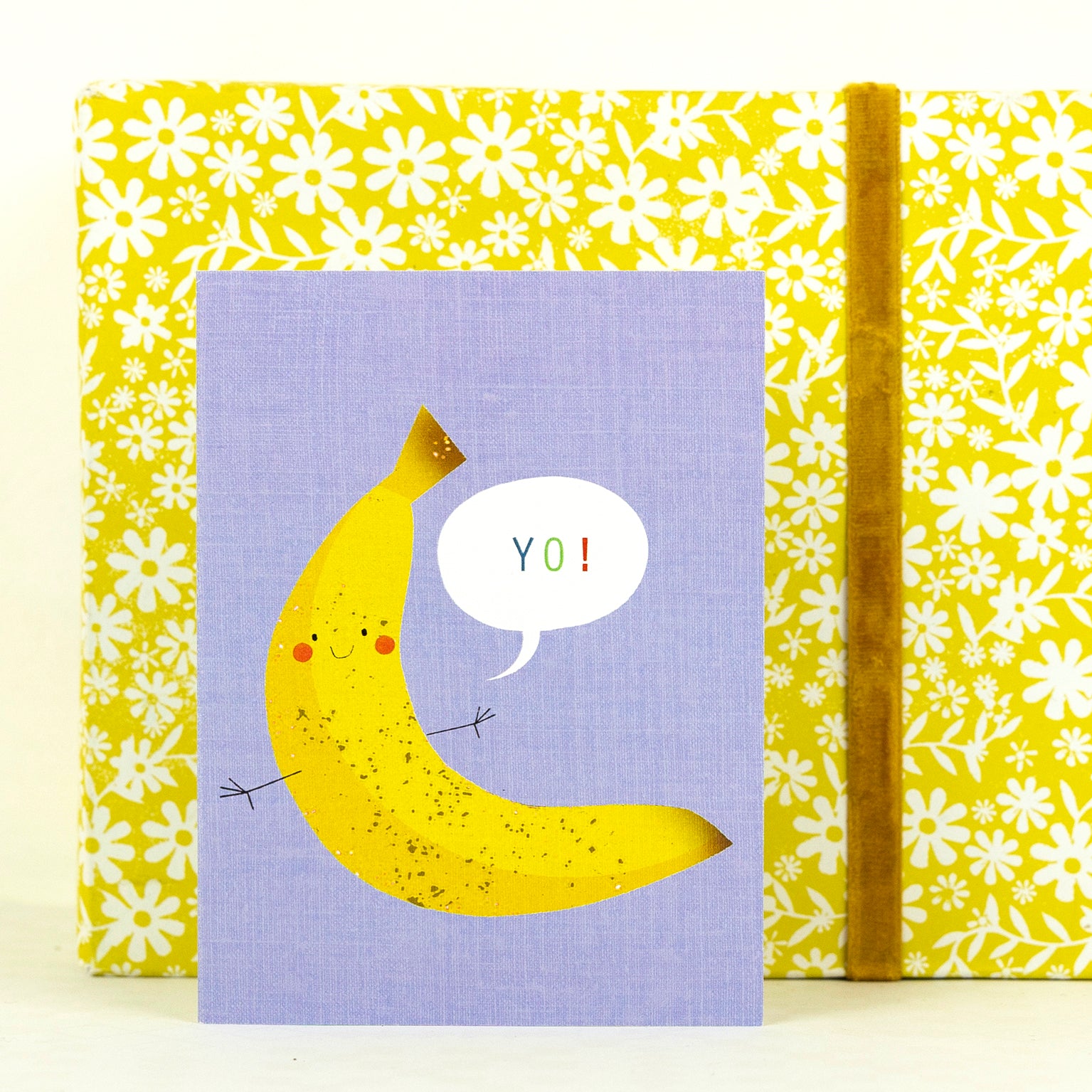 SM34 mini banana greetings card