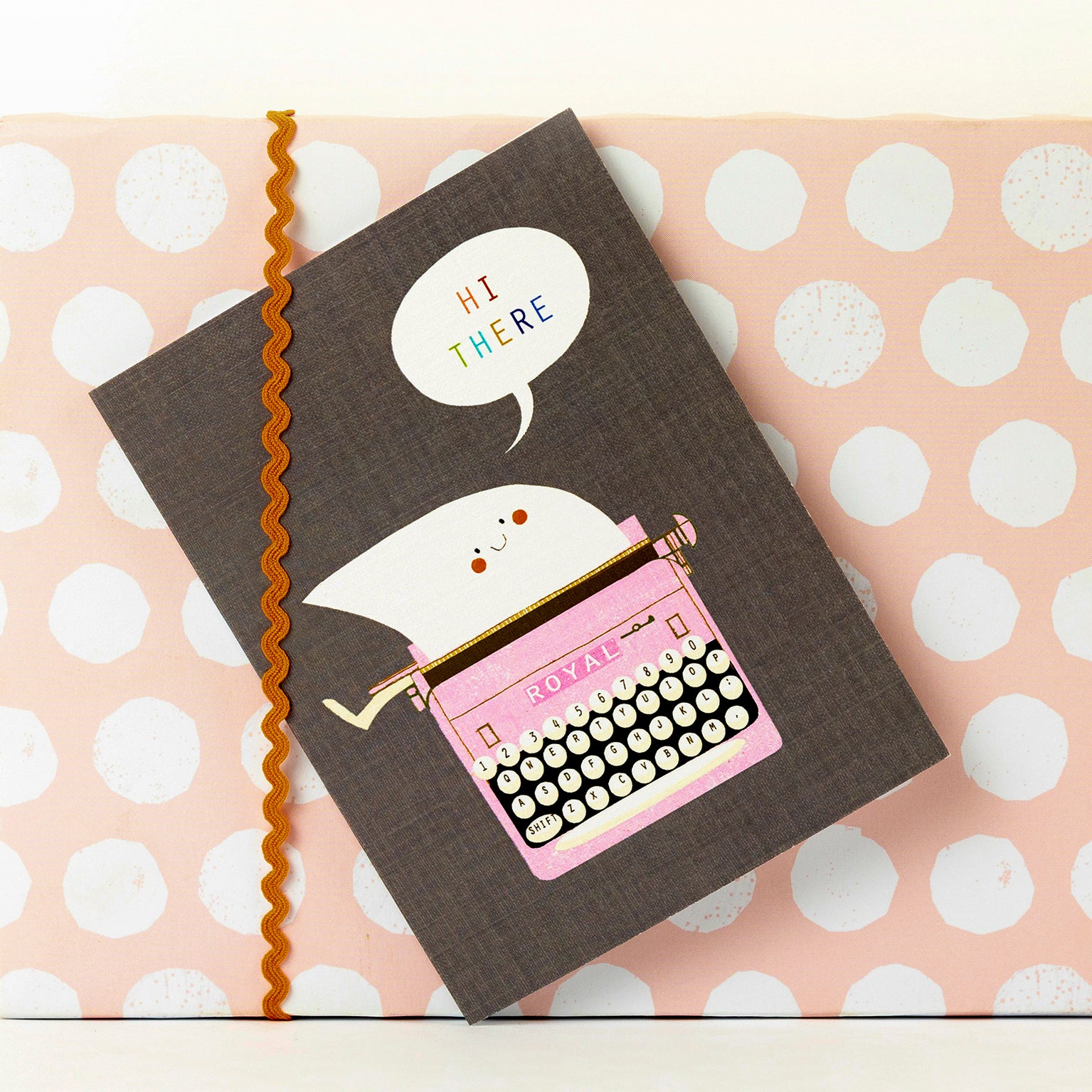 SM35 mini typewriter greetings card